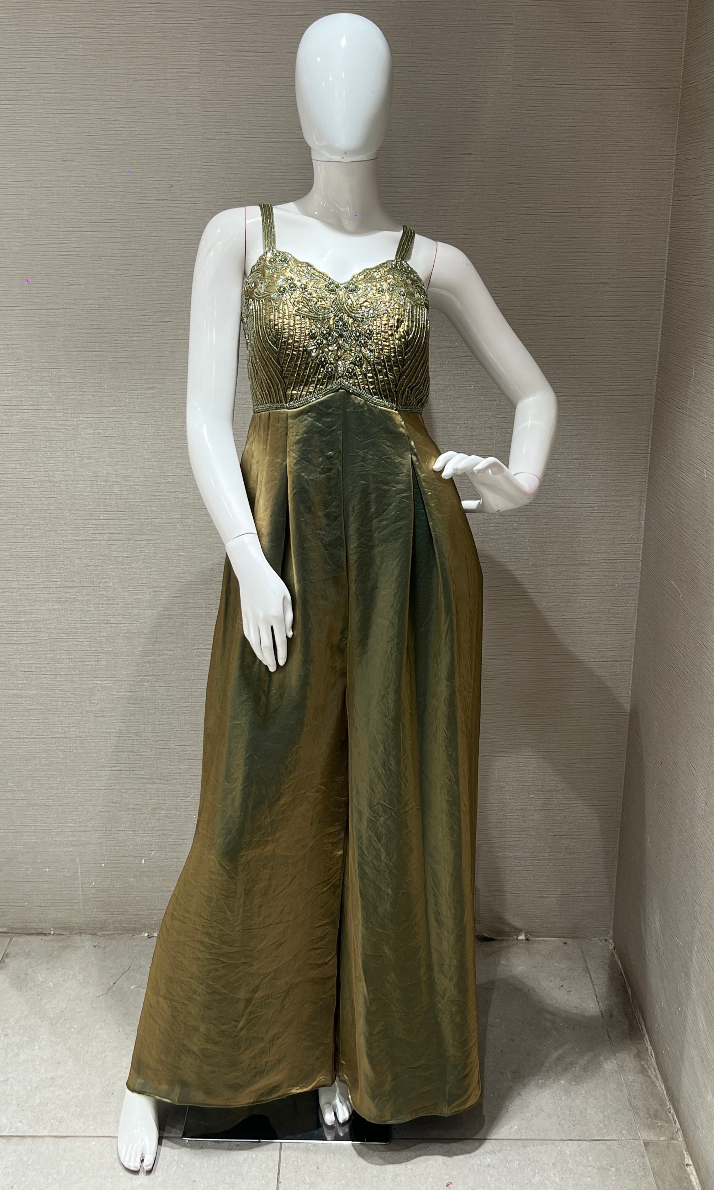 Golden mehandi Emerald Jumpsuit