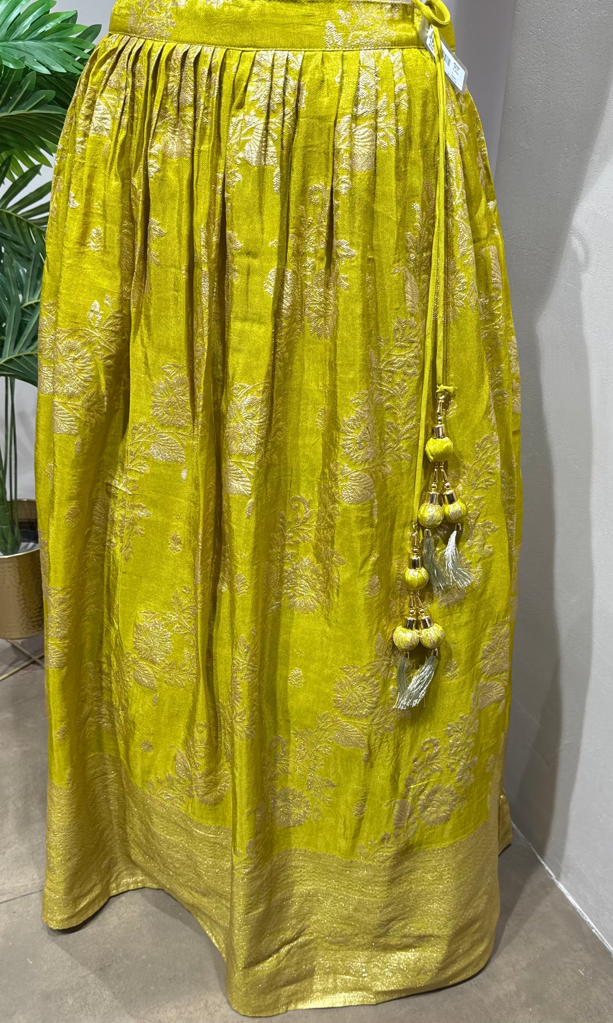 mehandi green raw silk designer lehenga choli