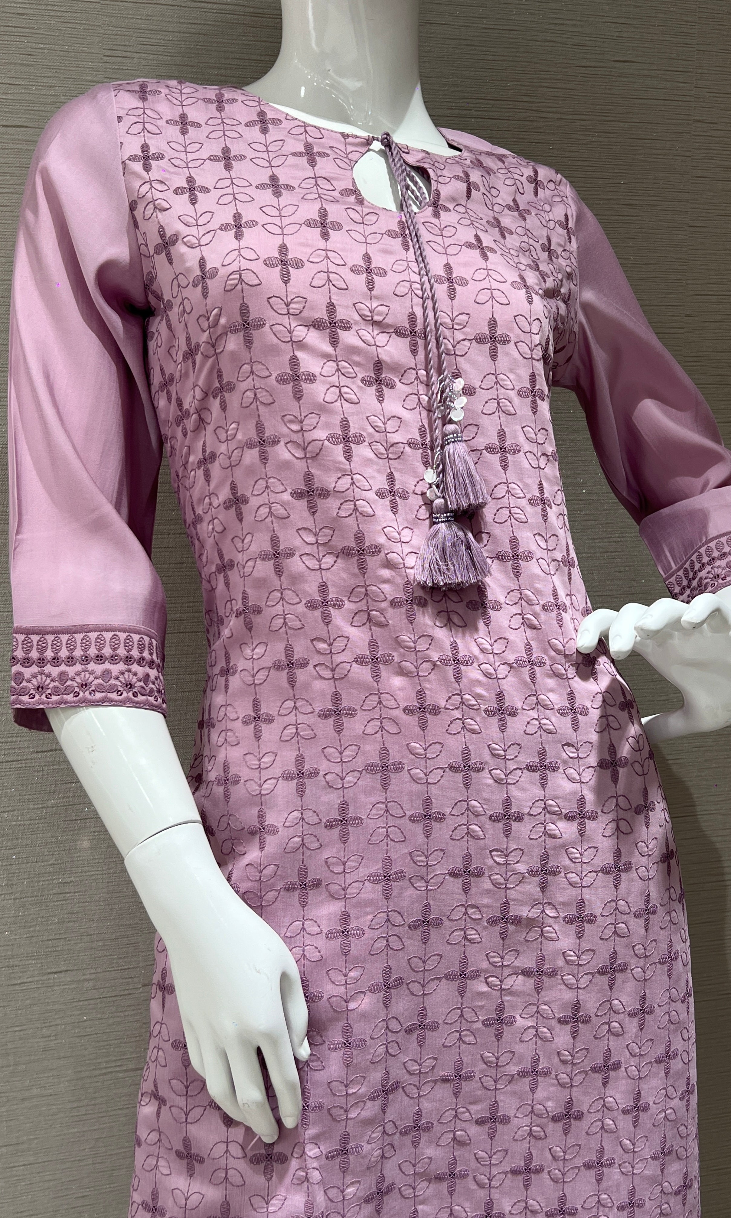 Lilac kurta set