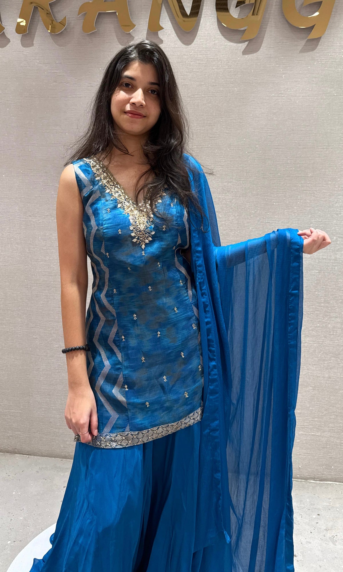 Blue palazzo