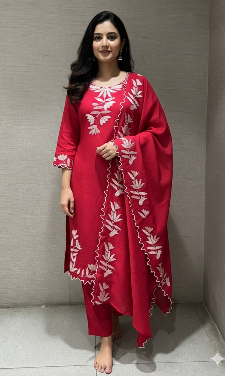 RANI FLORAL ETHINIC KURTA SET