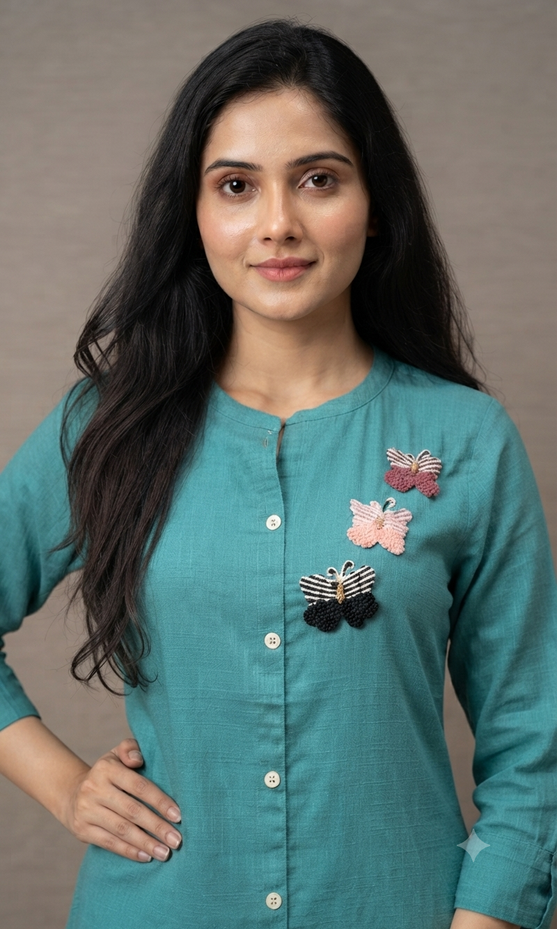 Rama Floral Butterfly Cord set