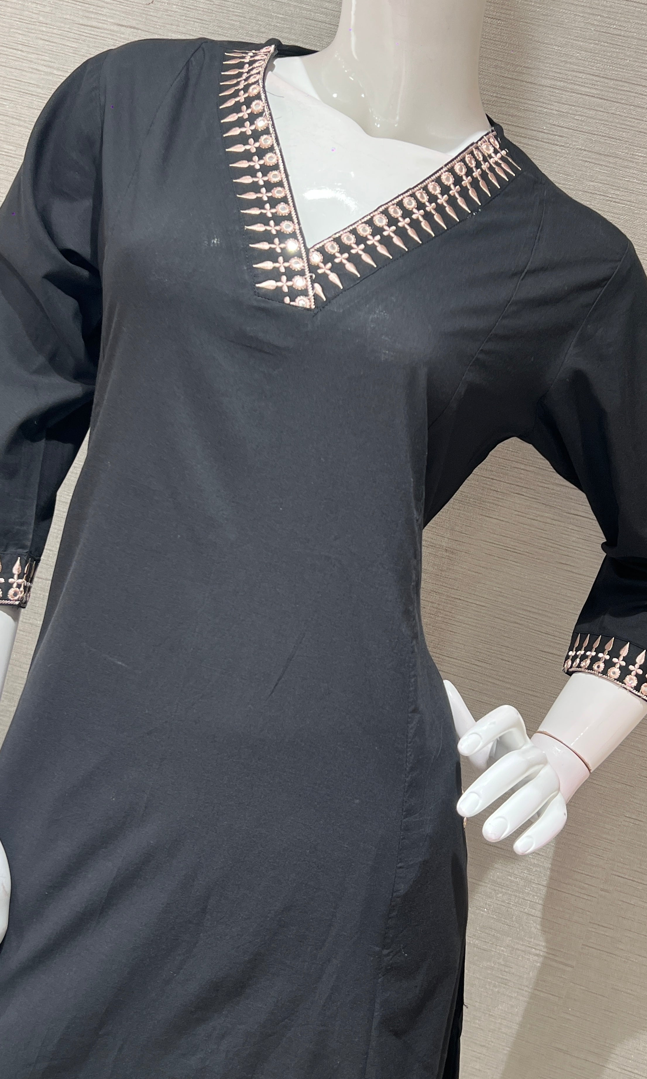 Black ETHNIC kurta set