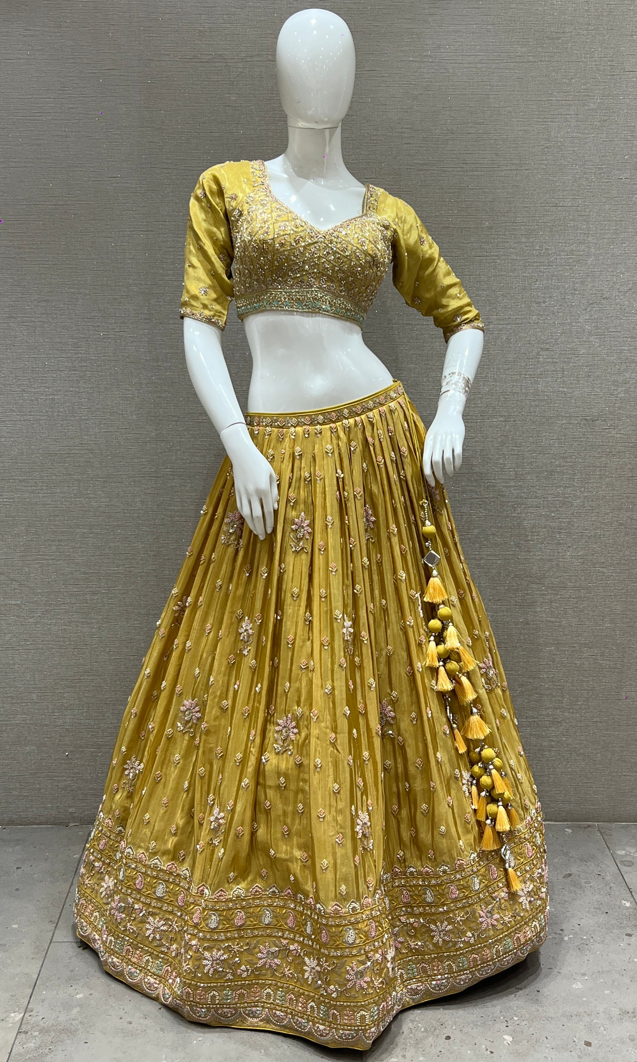 Golden Radiance Lehenga