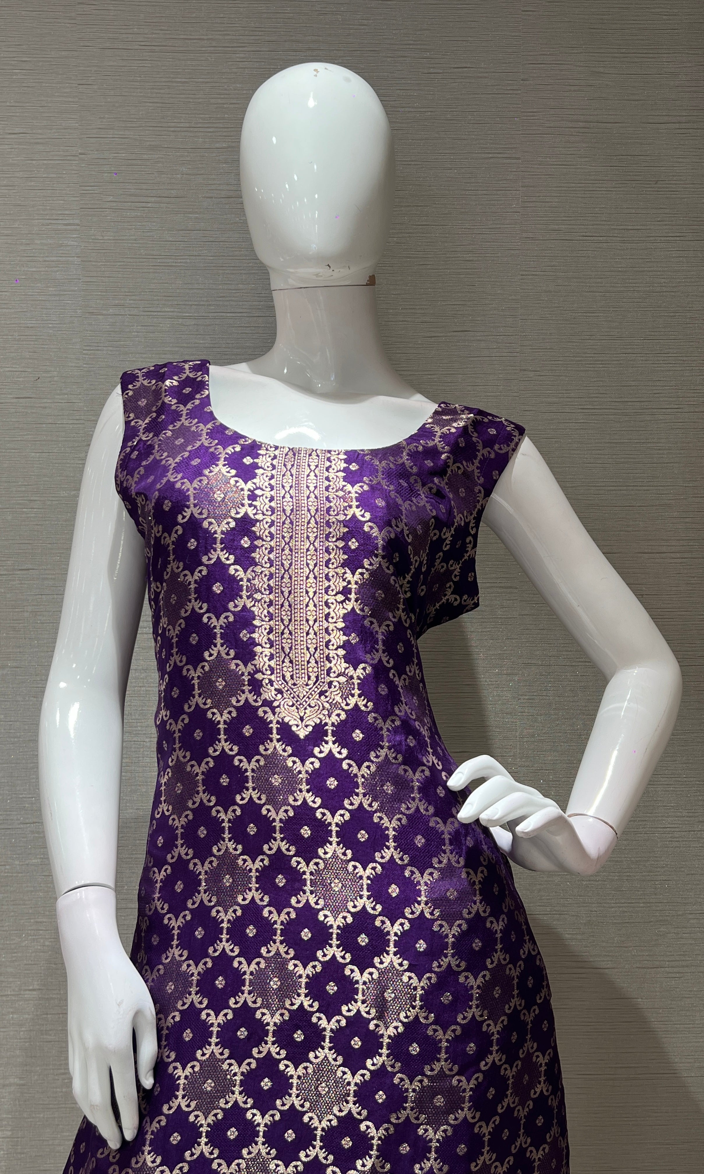 Purple GOLDEN ETHNIC kurta set