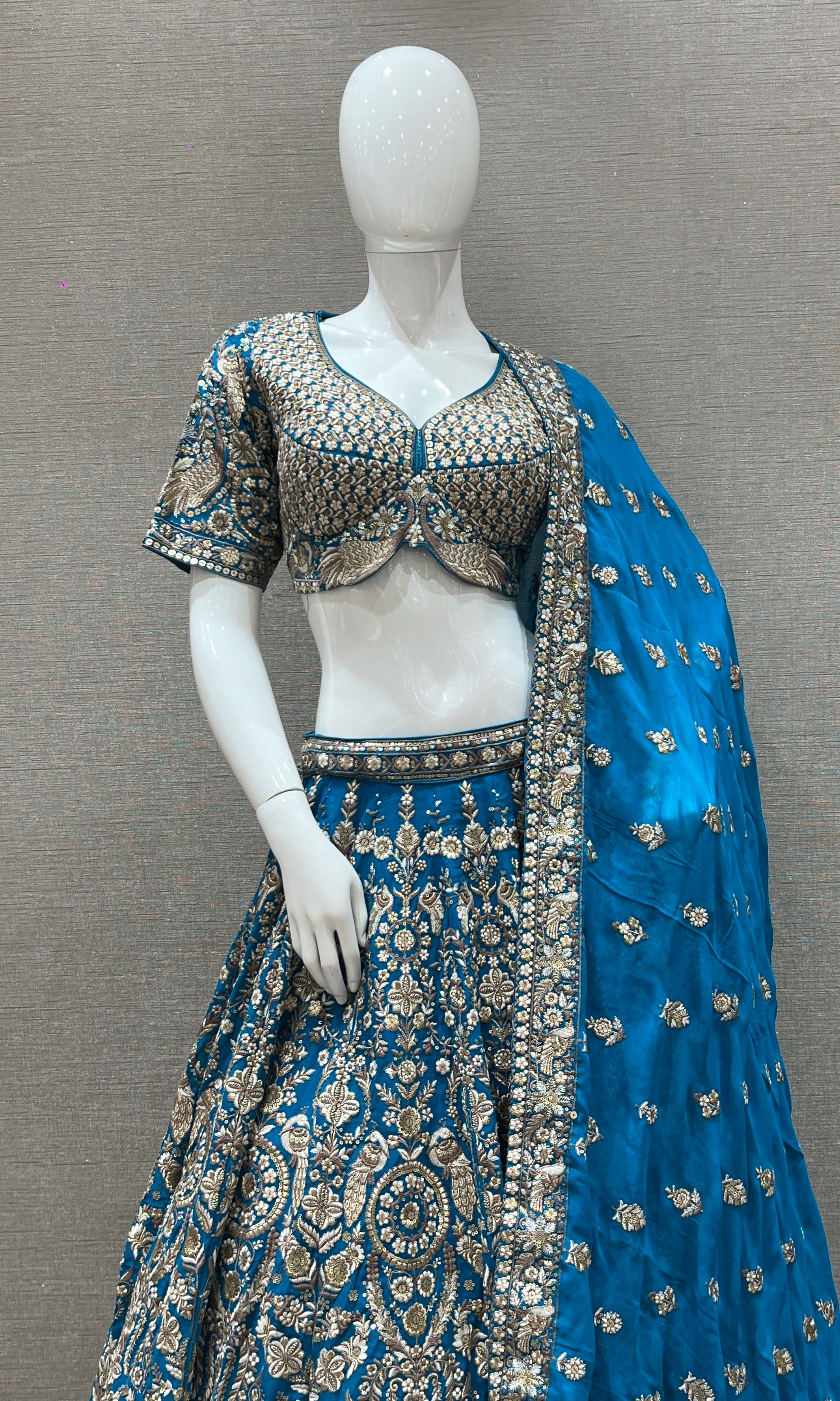 Blue Lehenga