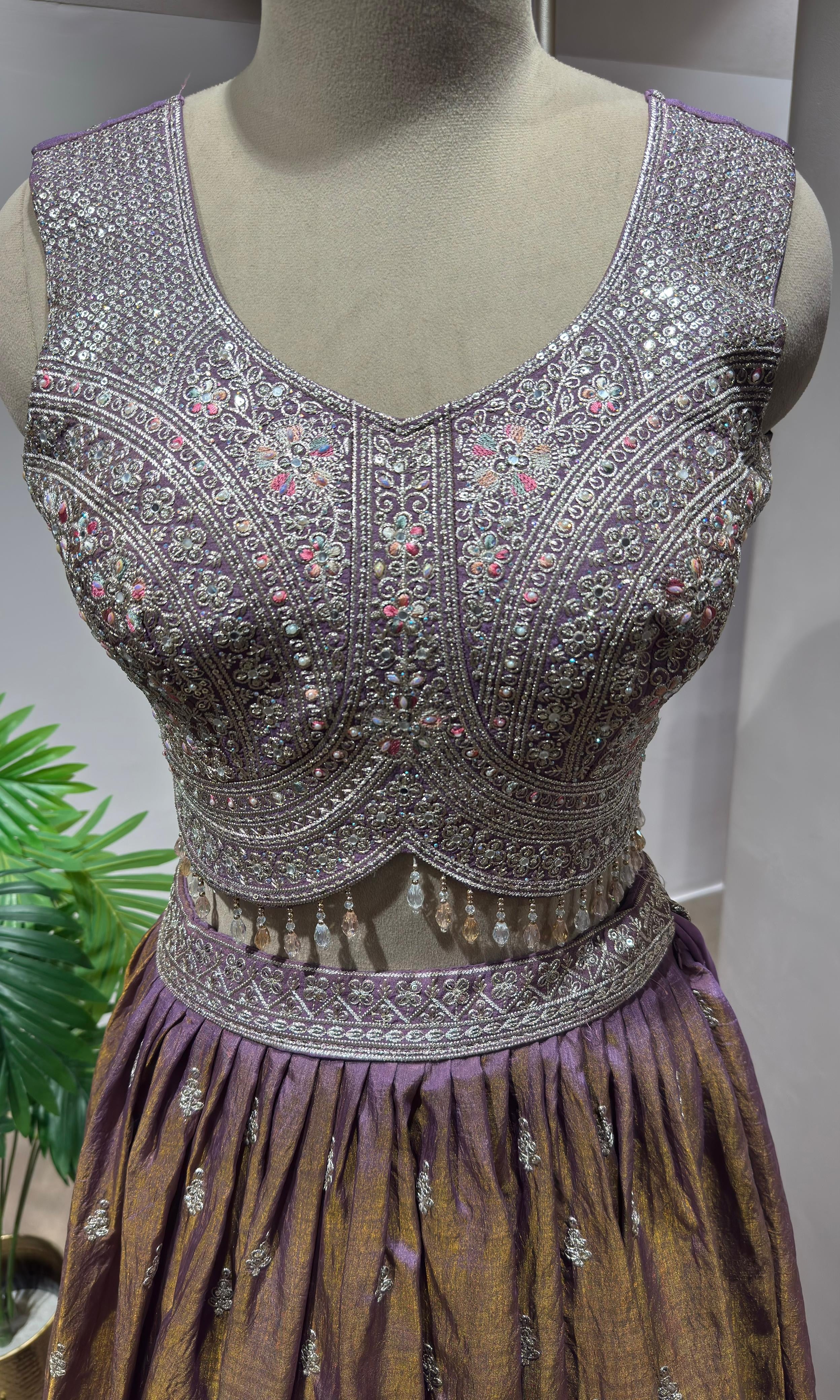 Light purple lehenga