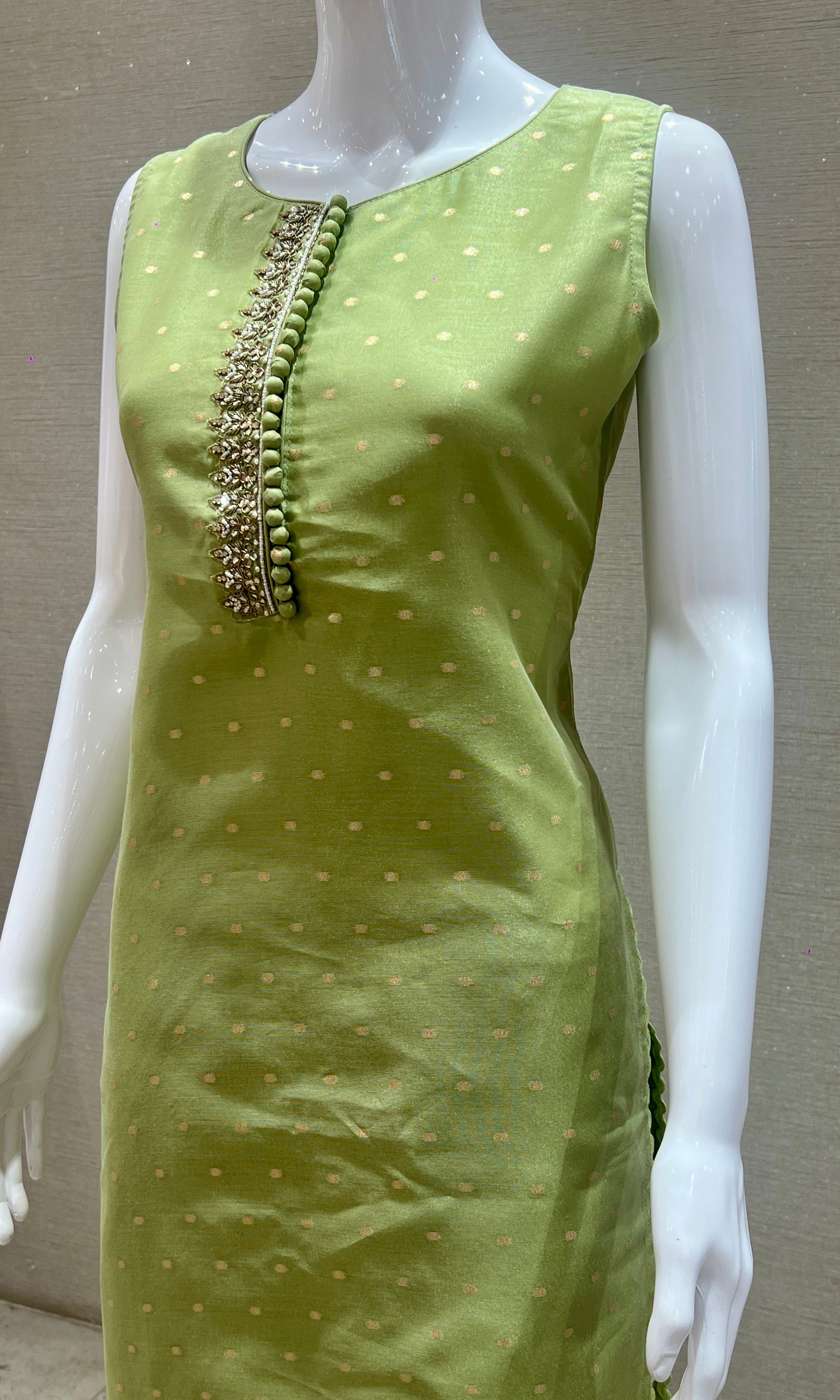 Pistachio Pearl Kurta Set