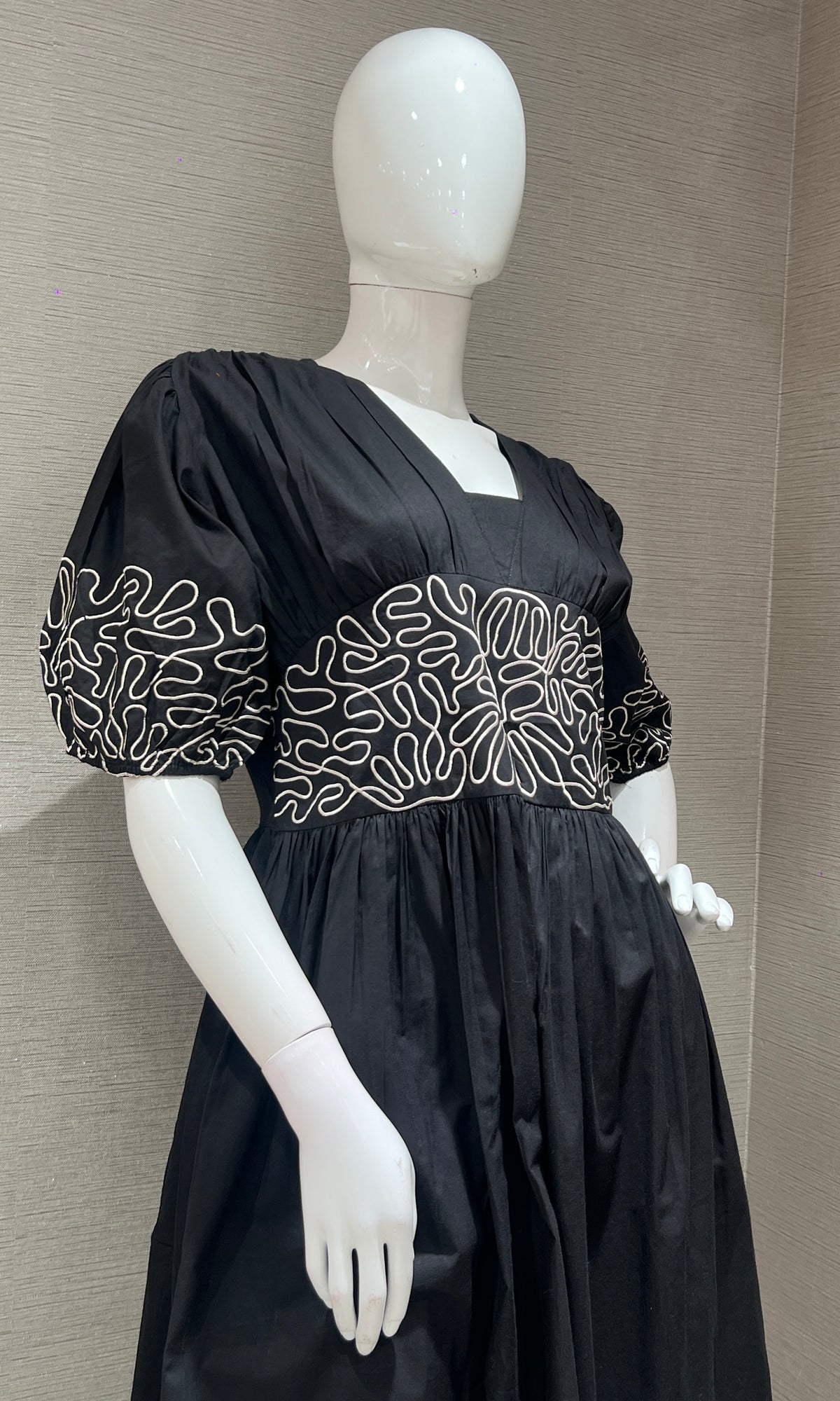 Black FLORAL SUMMER DRESS