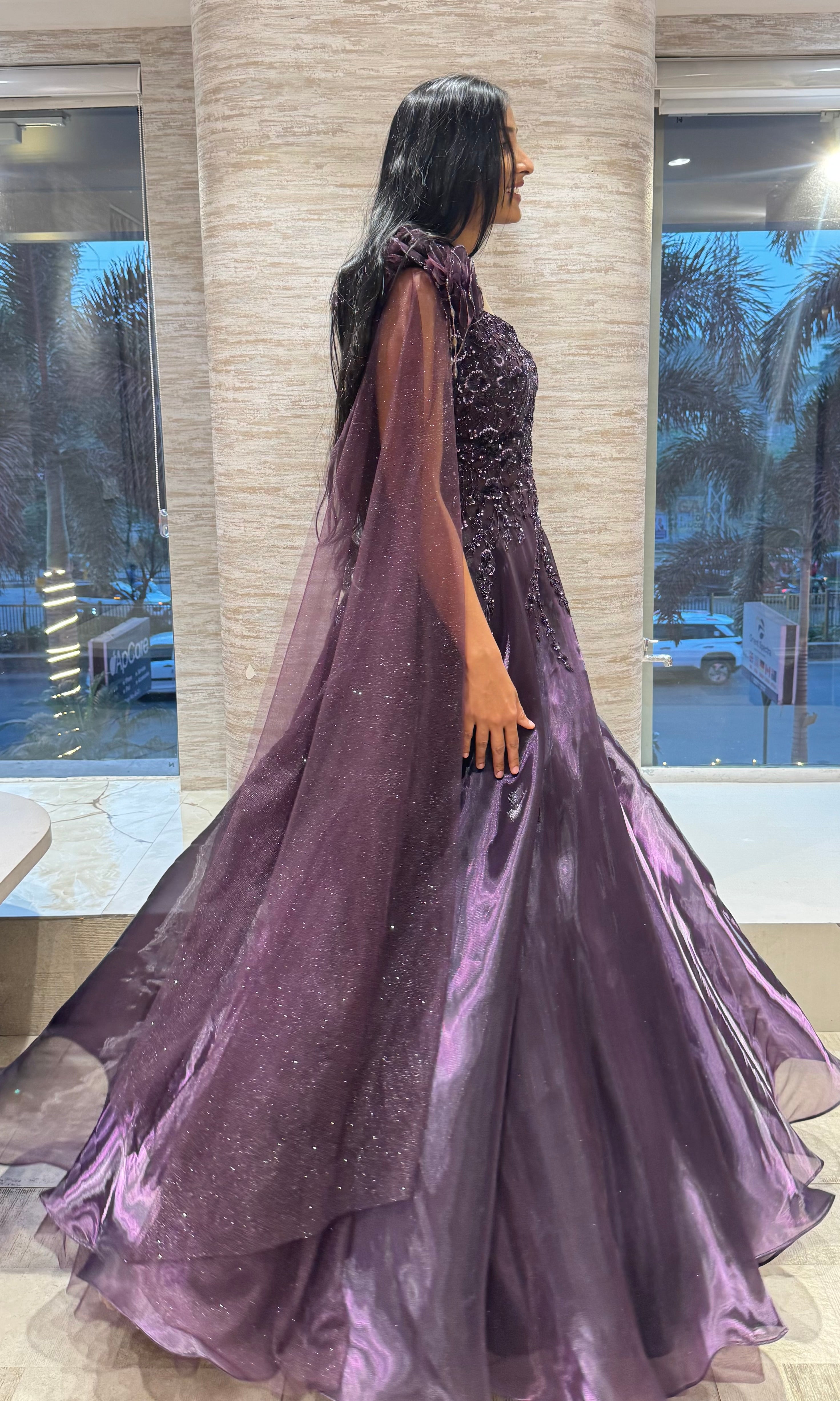 Purple Dream Ball Gown