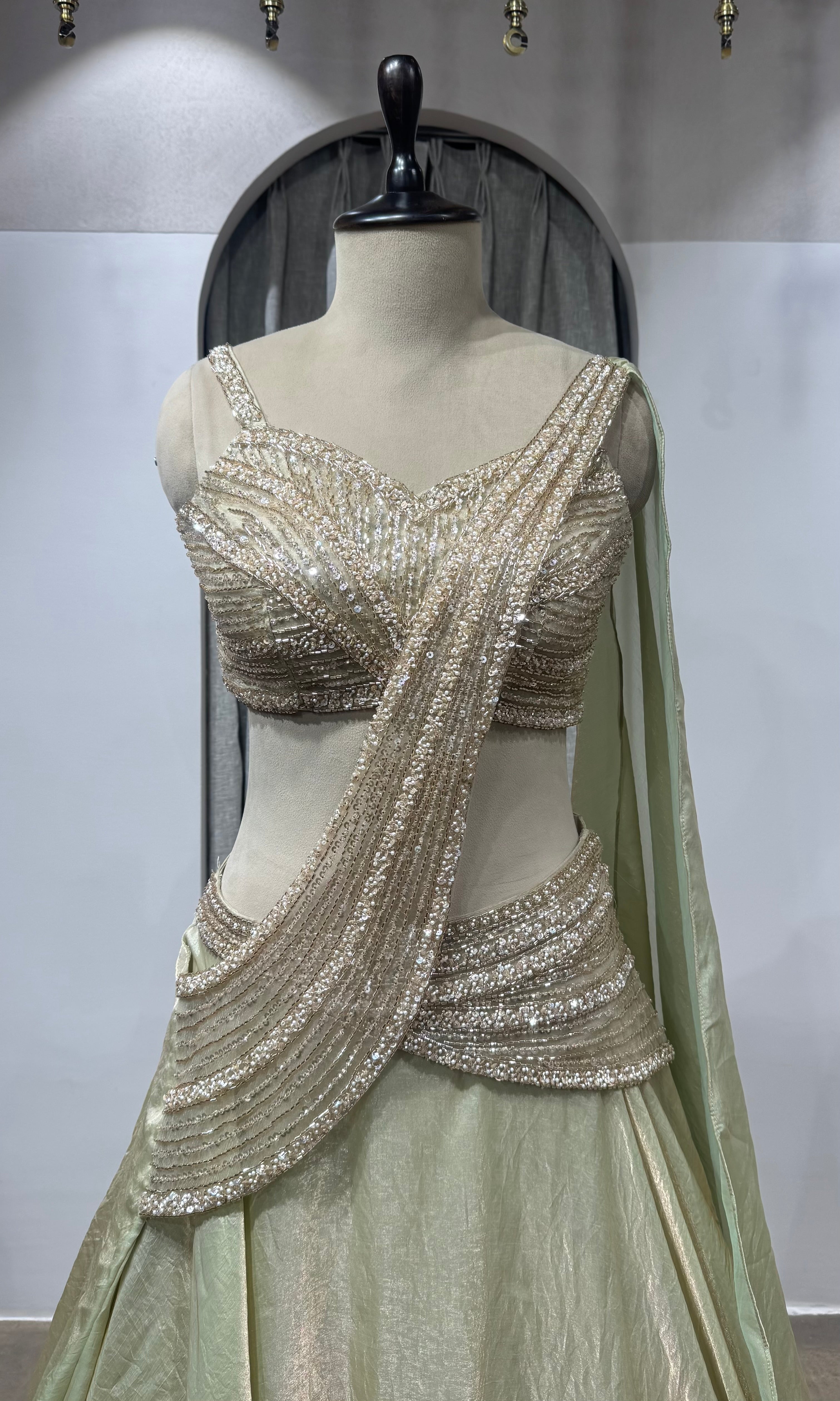 Glam Gold Embroidered Lehenga