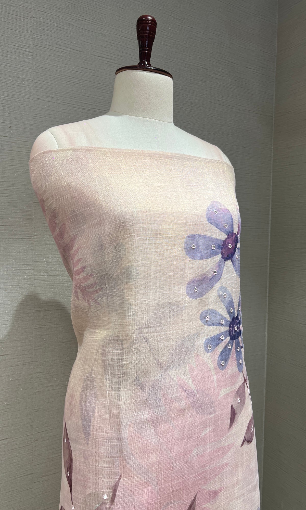 Purple dress material
