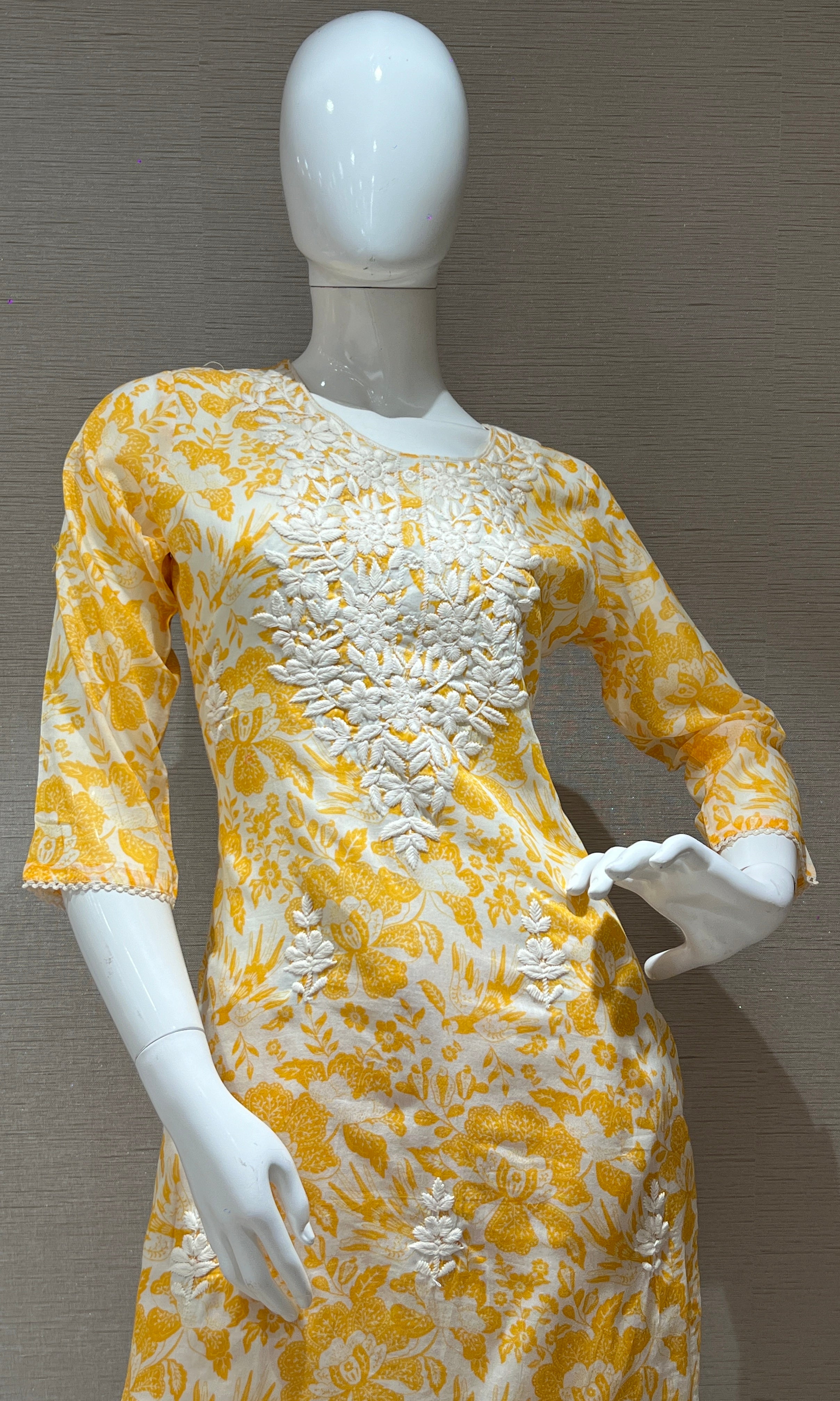Yellow kurta set 3223