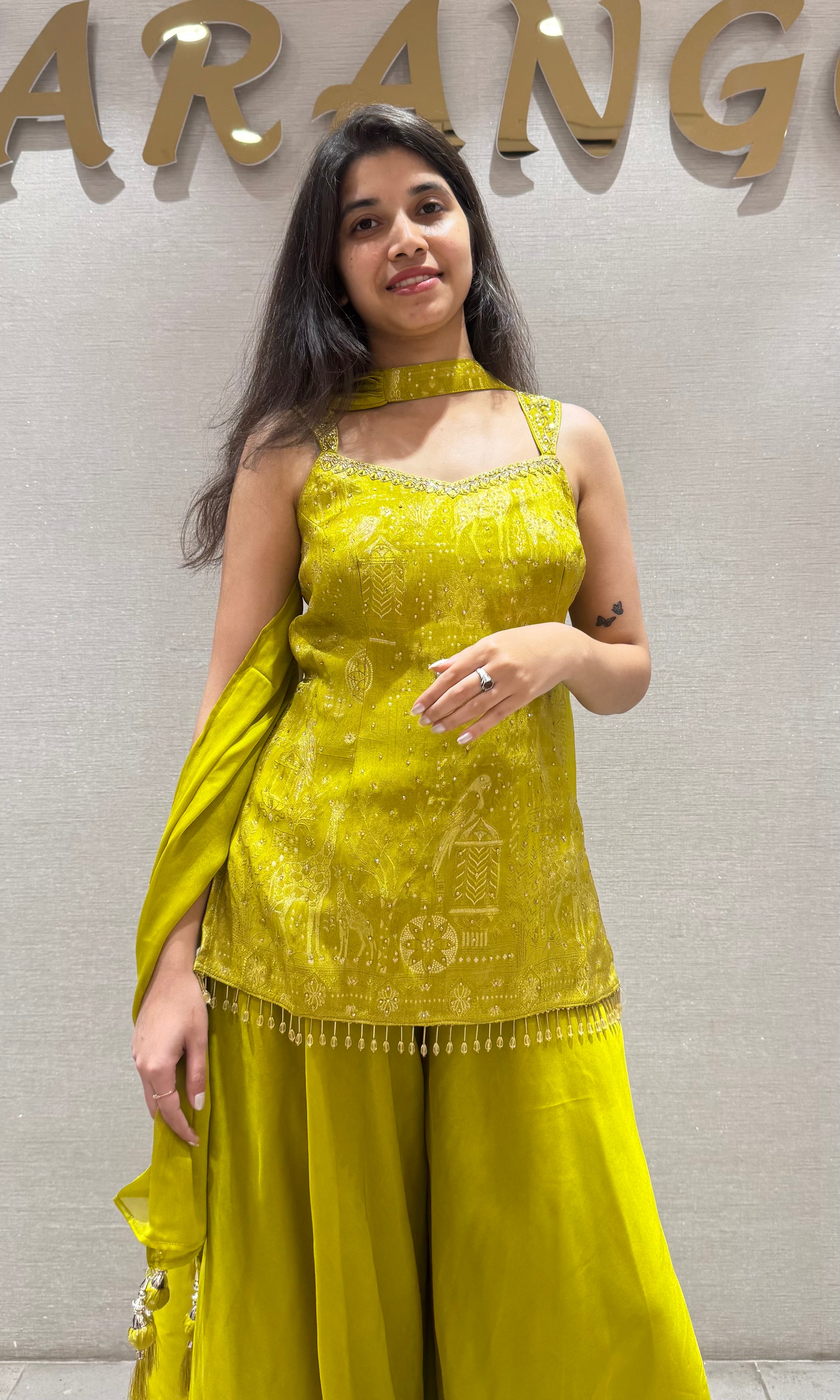 Liril EMBROIDERED SHARARA SET