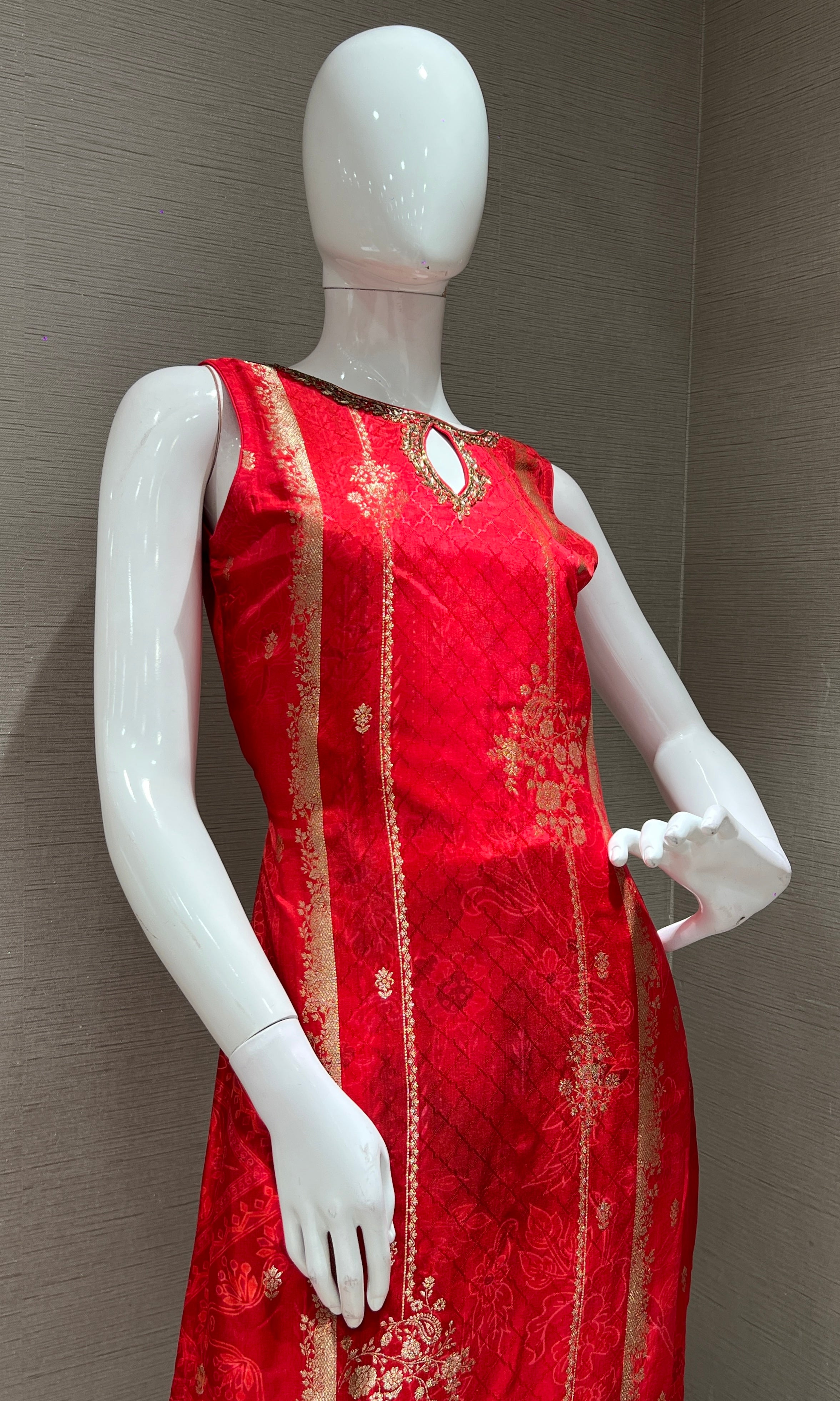 Rani pink kurta set