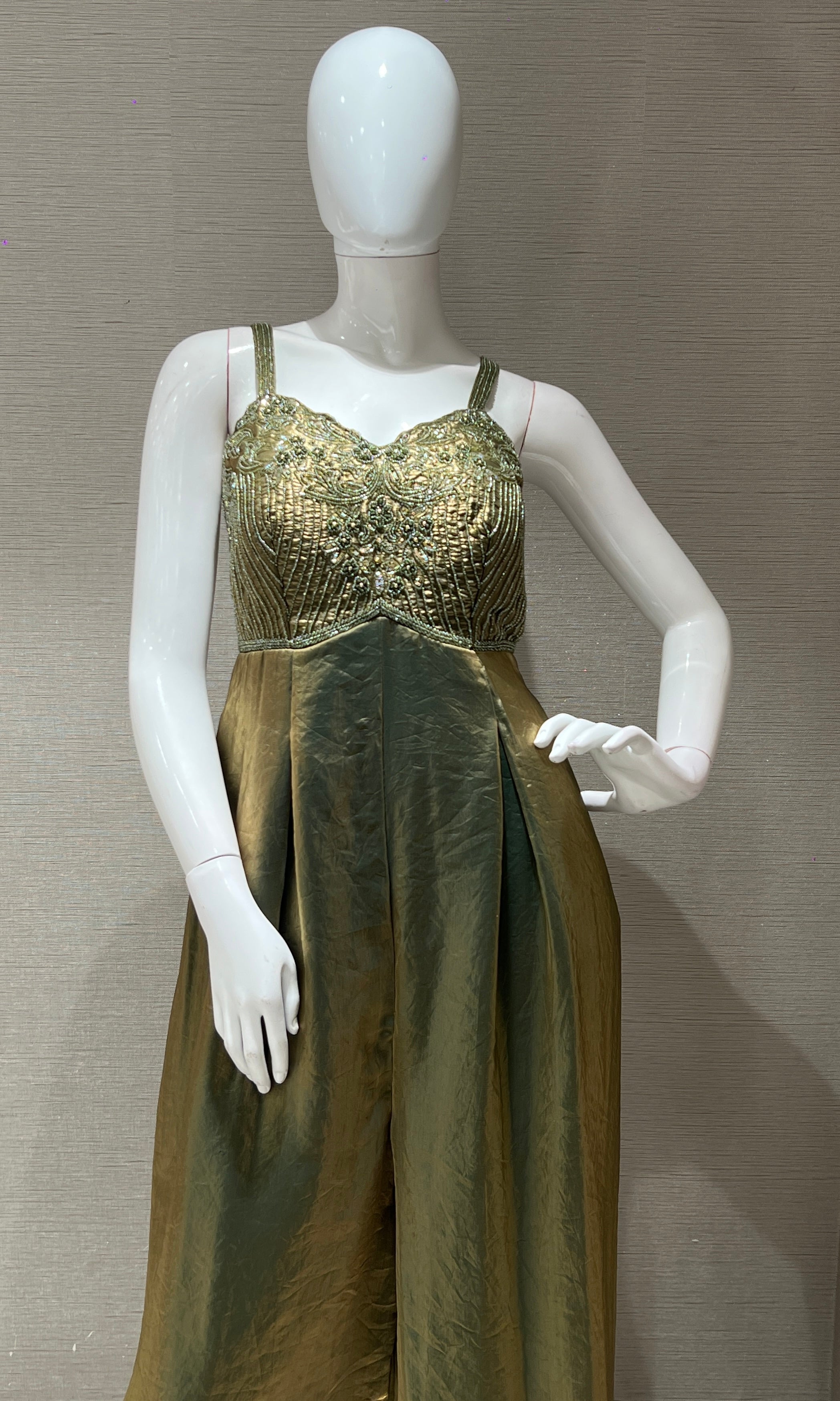 Golden mehandi Emerald Jumpsuit