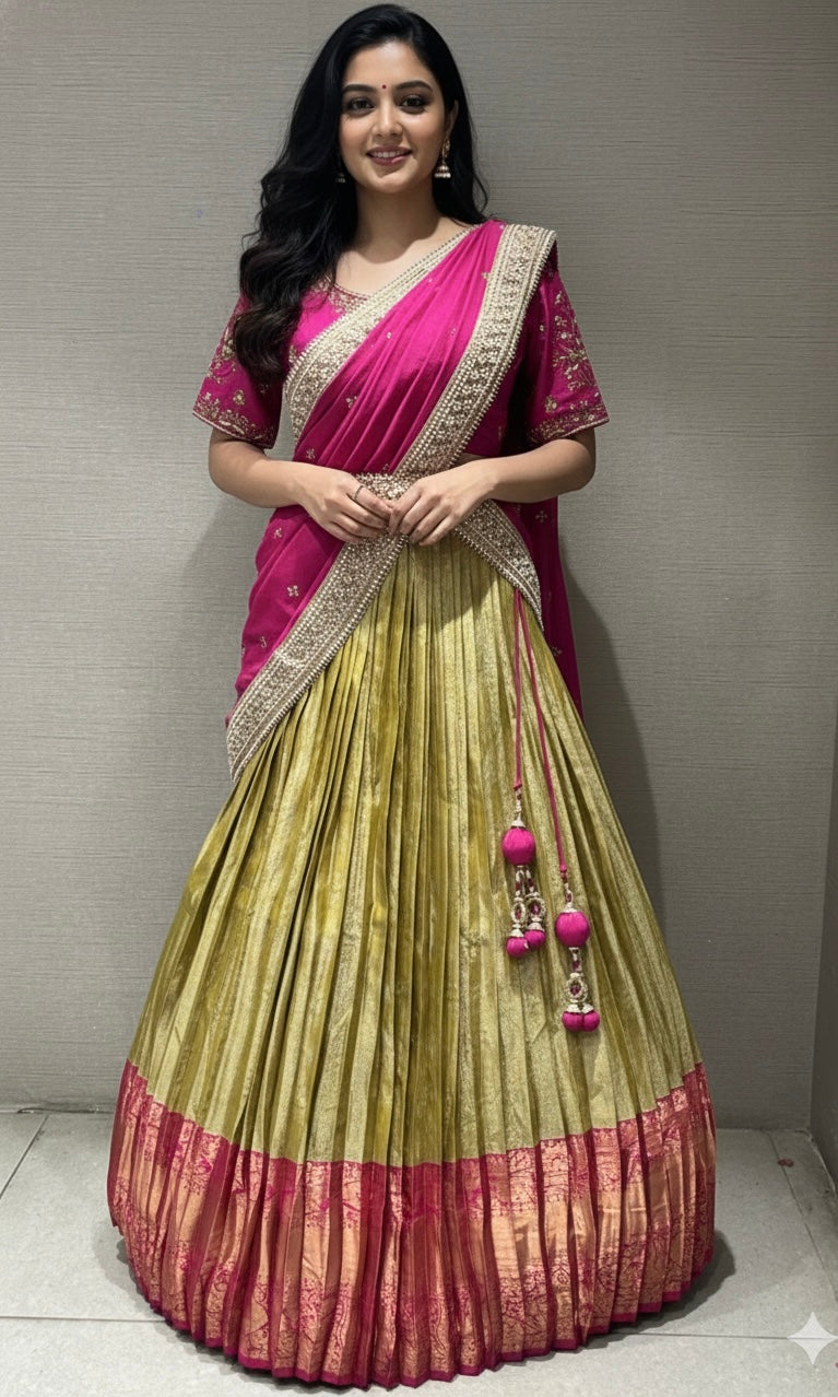 Rani pink Lehenga
