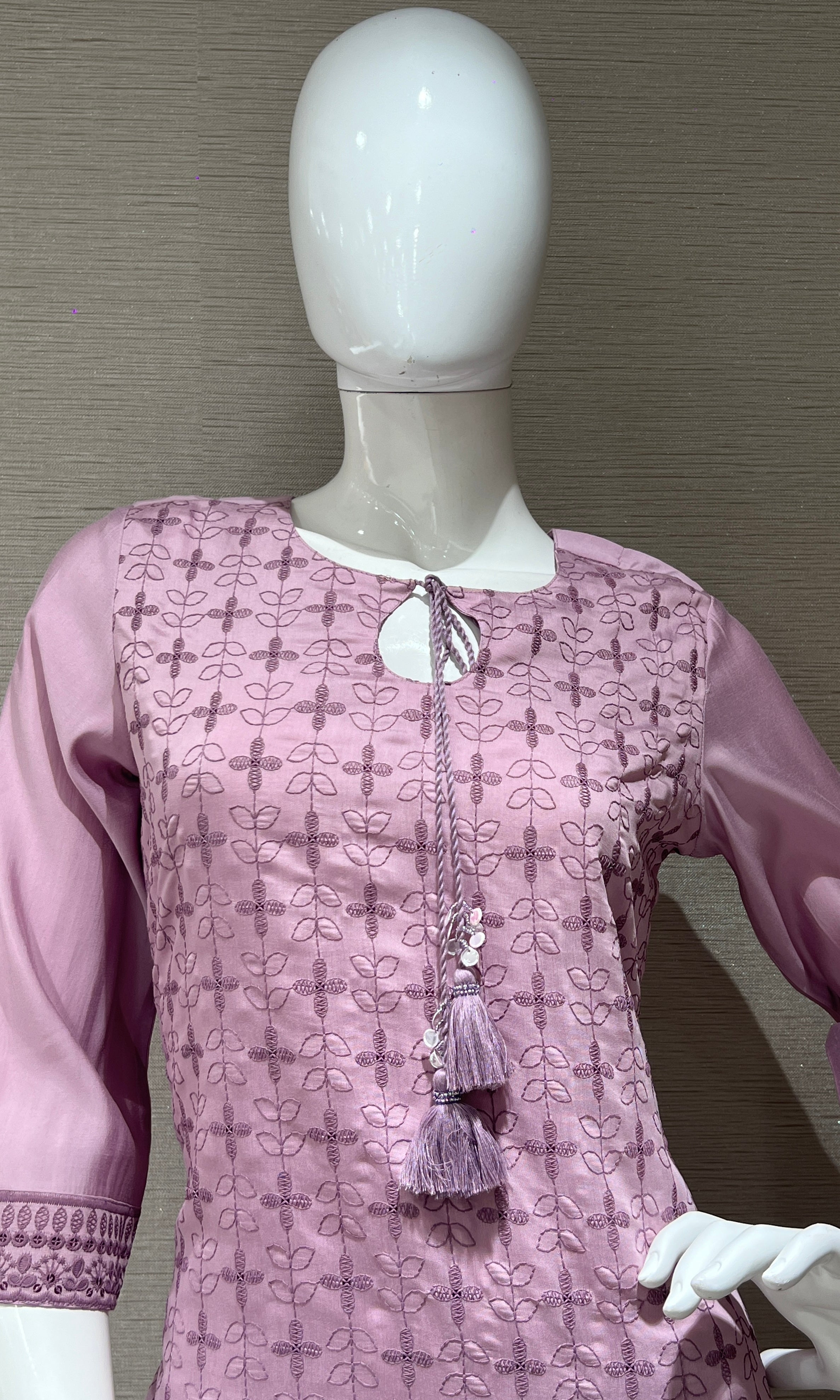 Lilac kurta set