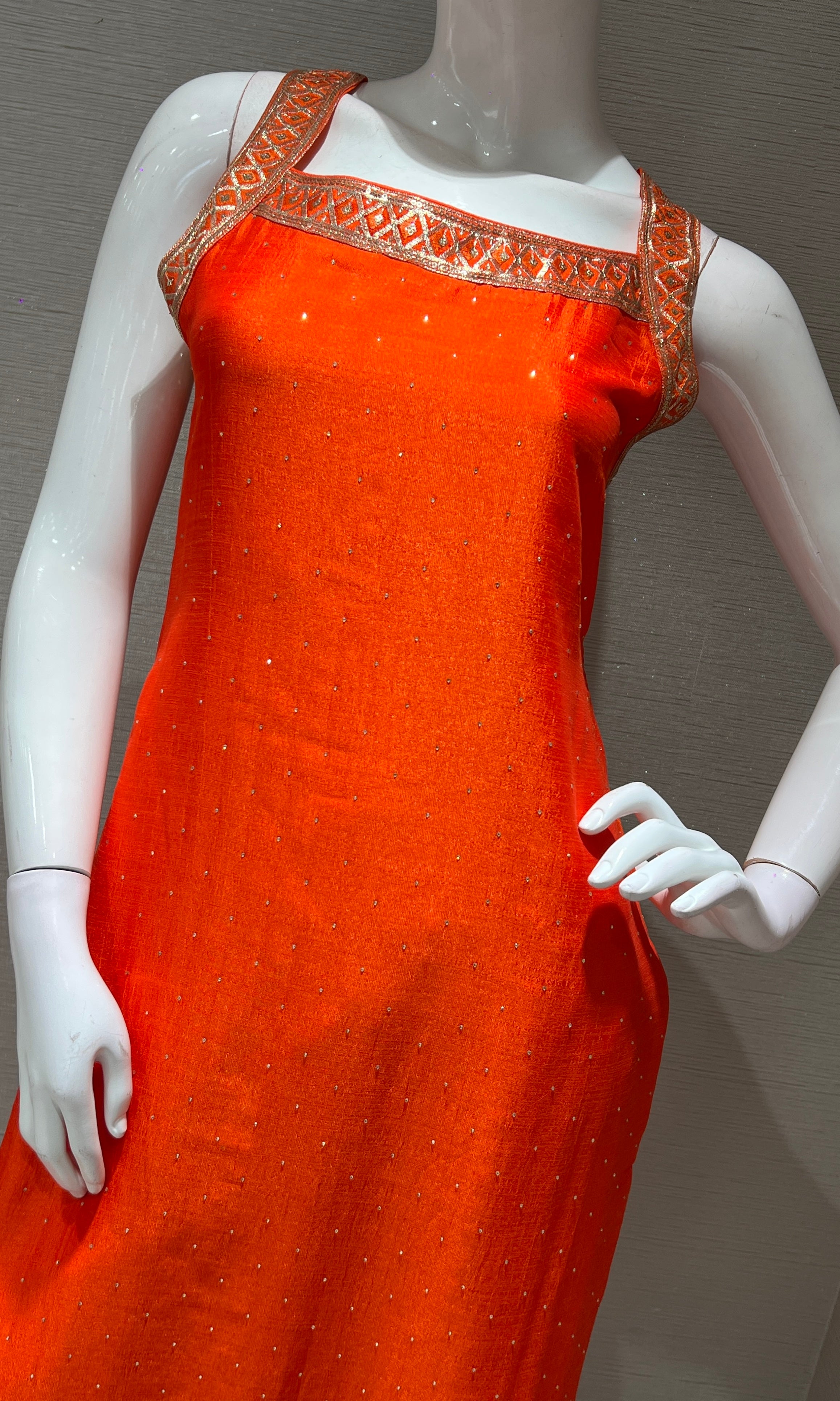Orange kurta set