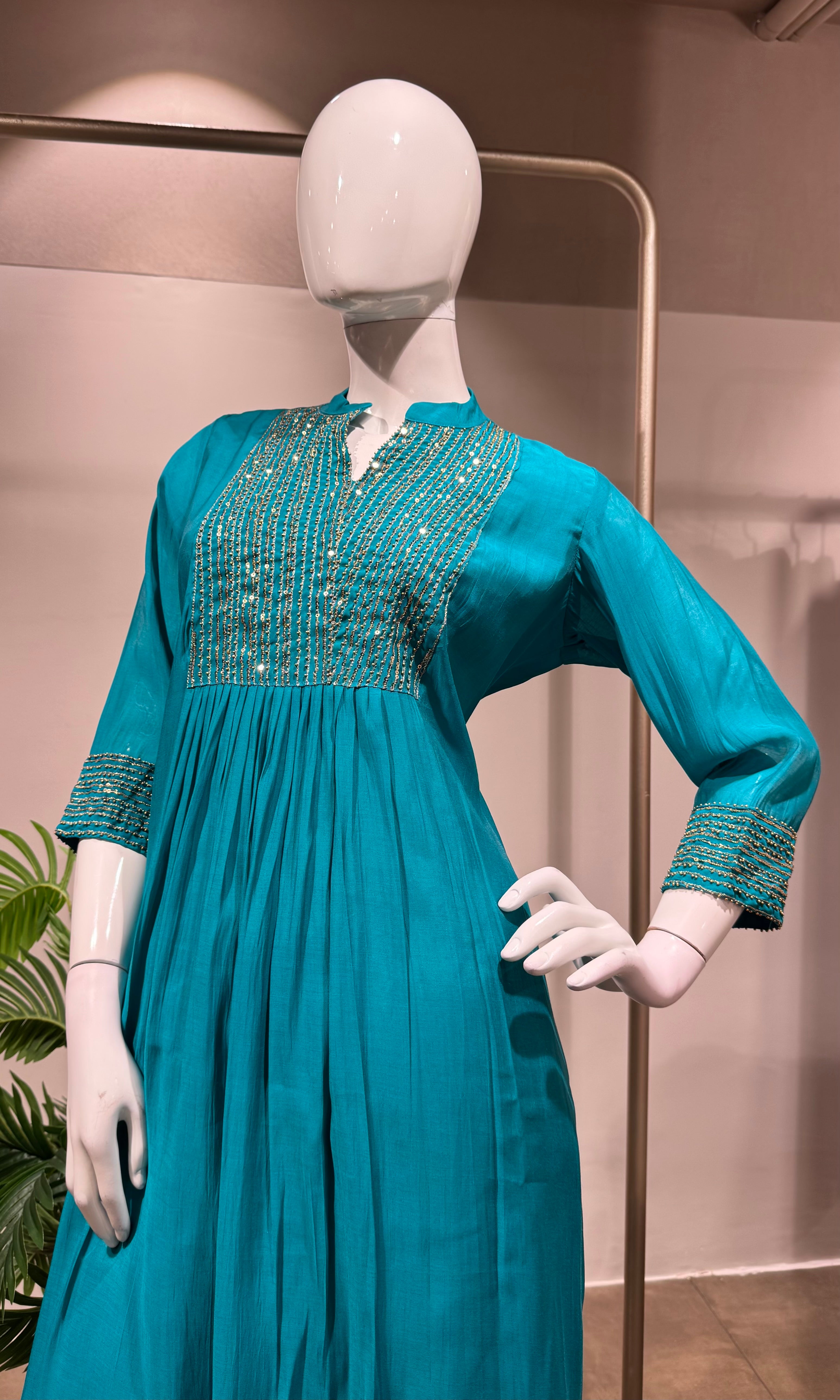 Rama Embroidered Kurta & Trouser Set