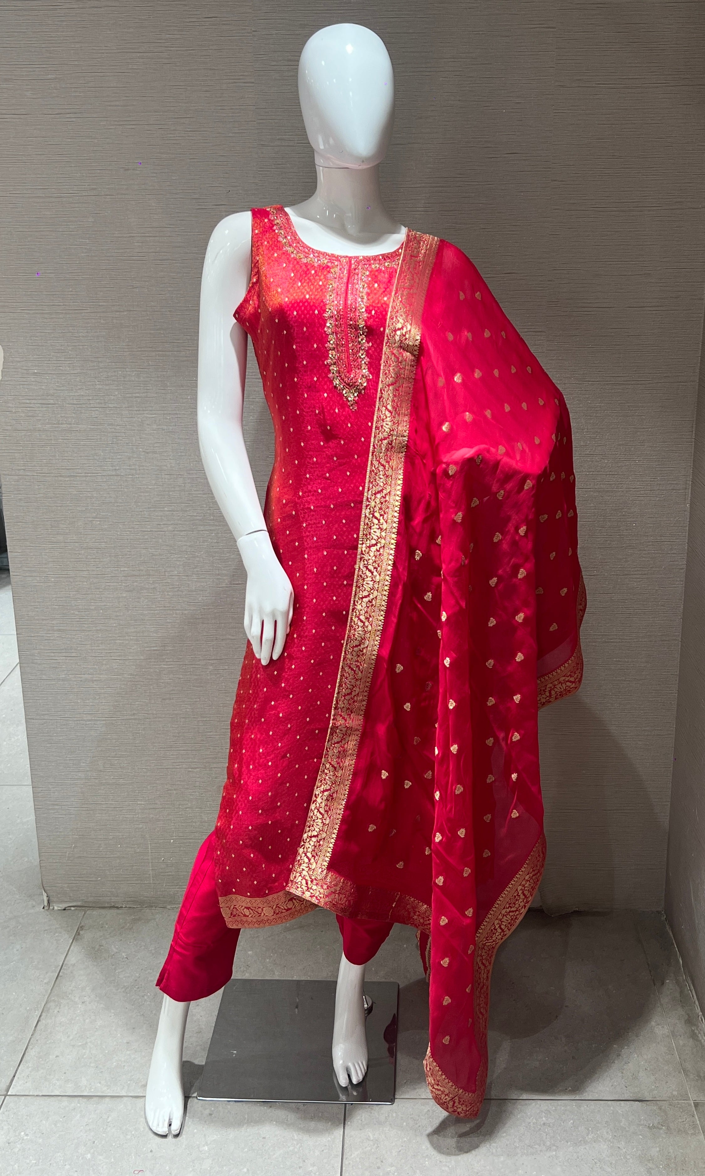 Pink kurta set