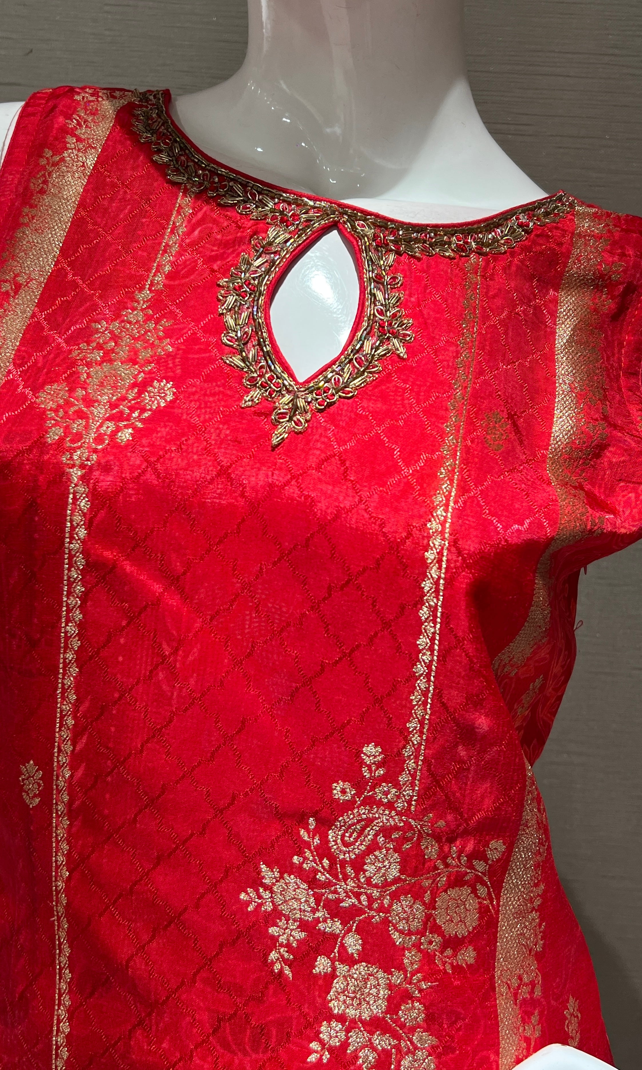 Rani pink kurta set