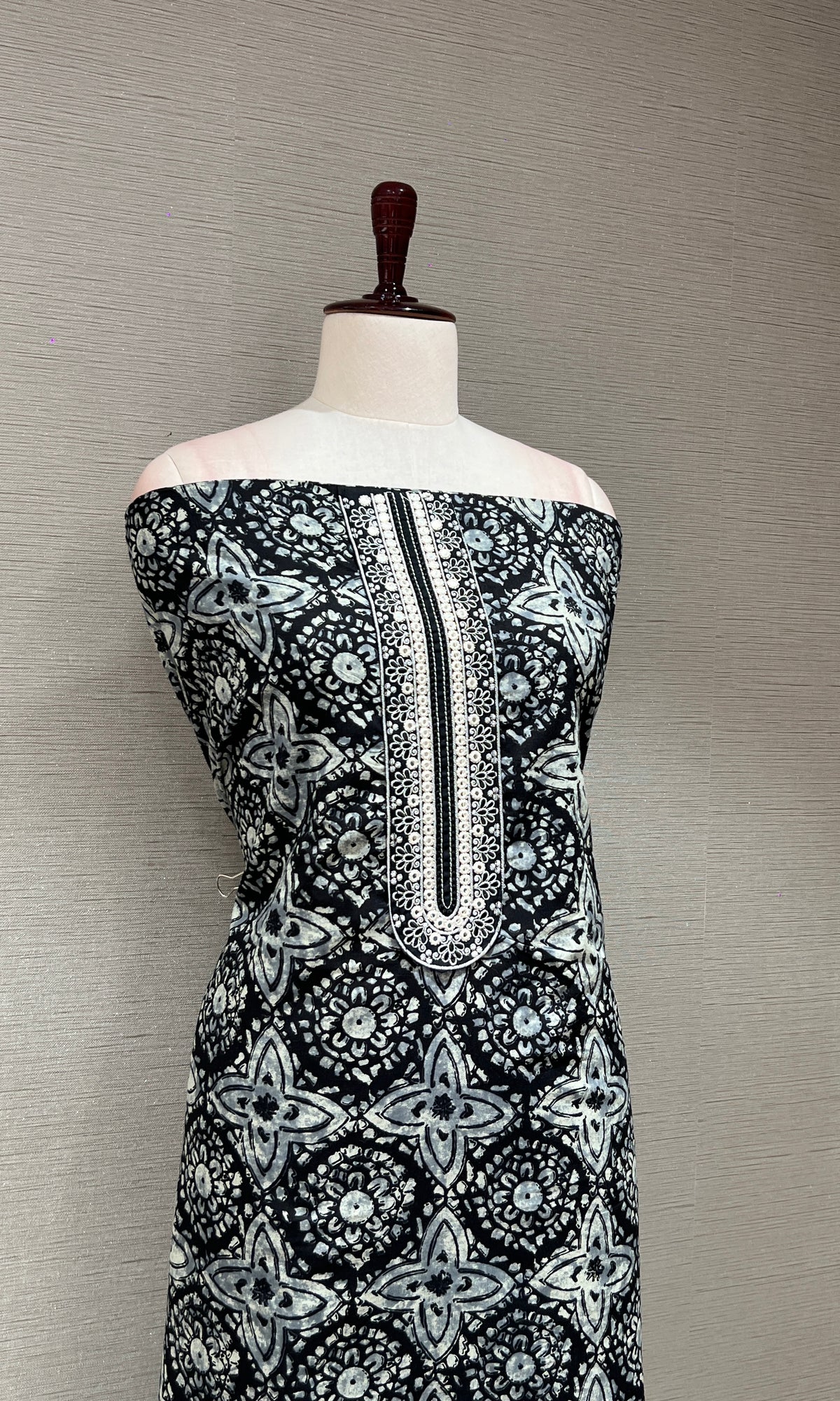 Black dress material