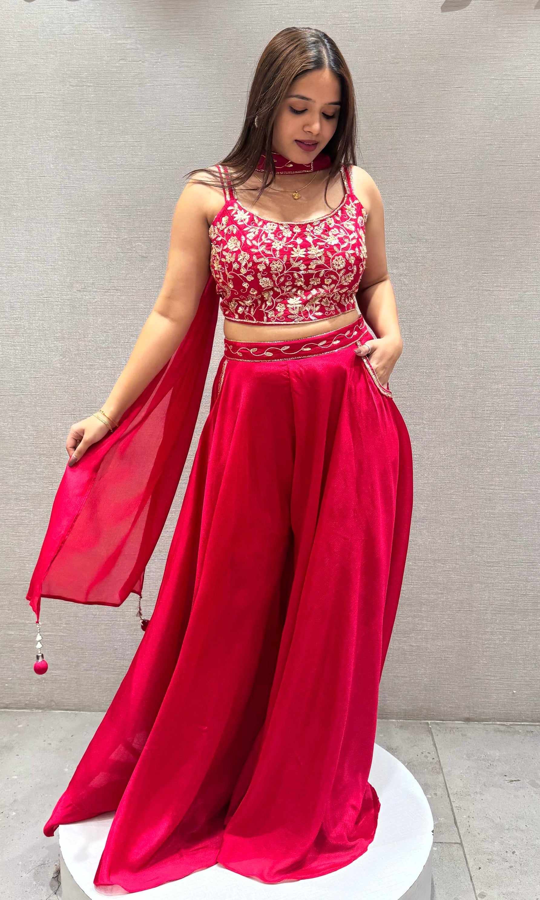 Rani pink palazzo set