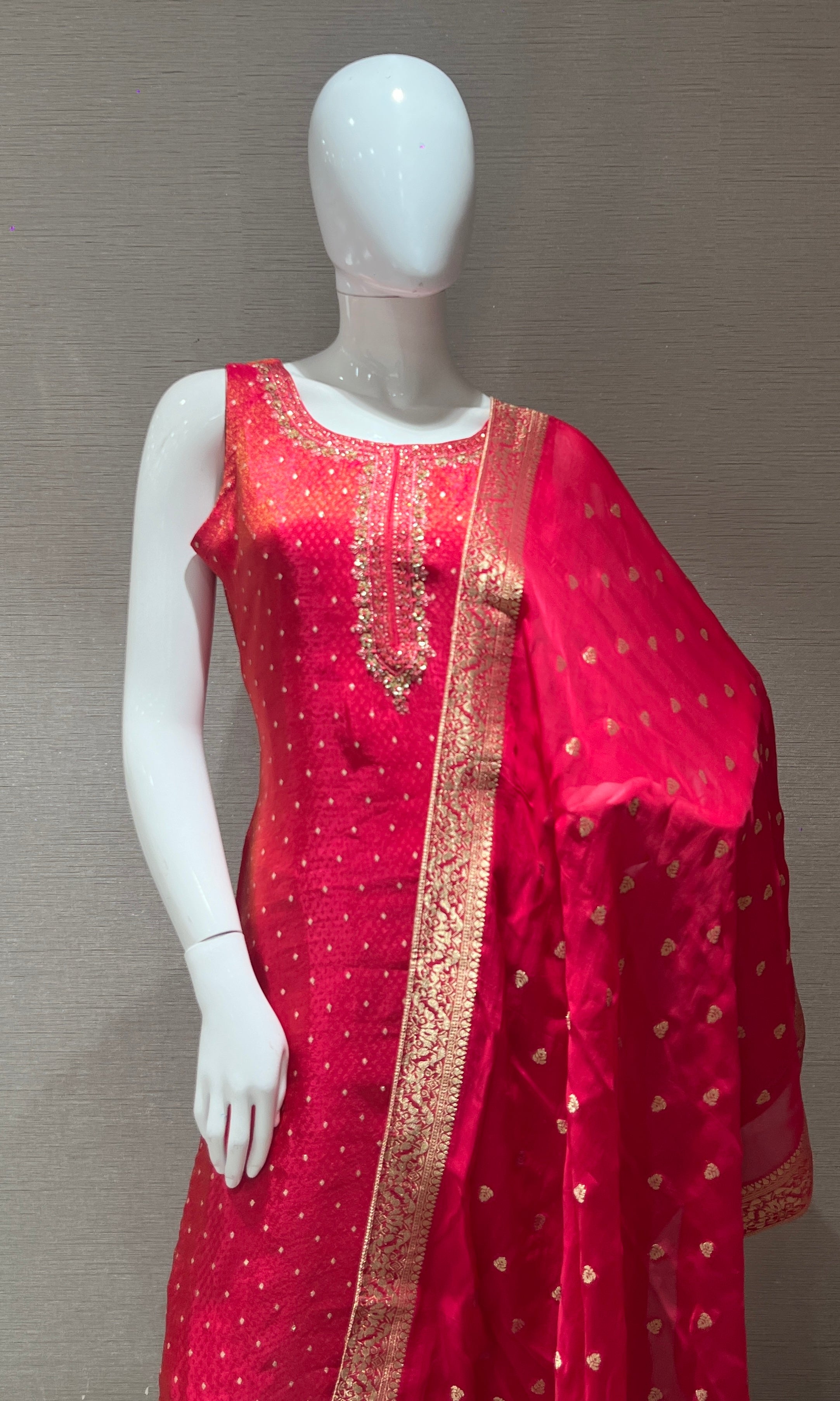 Pink kurta set