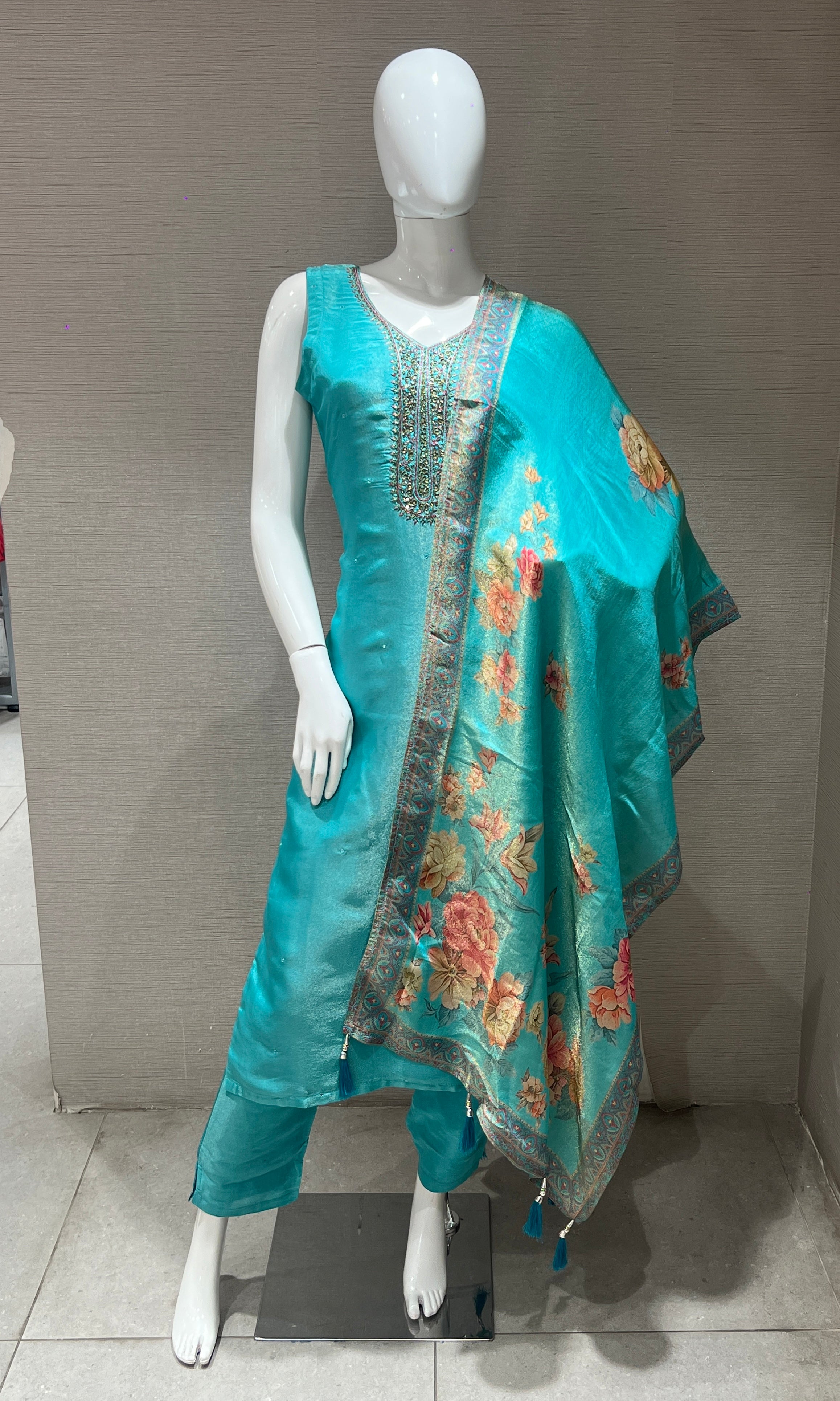 Light Blue kurta set