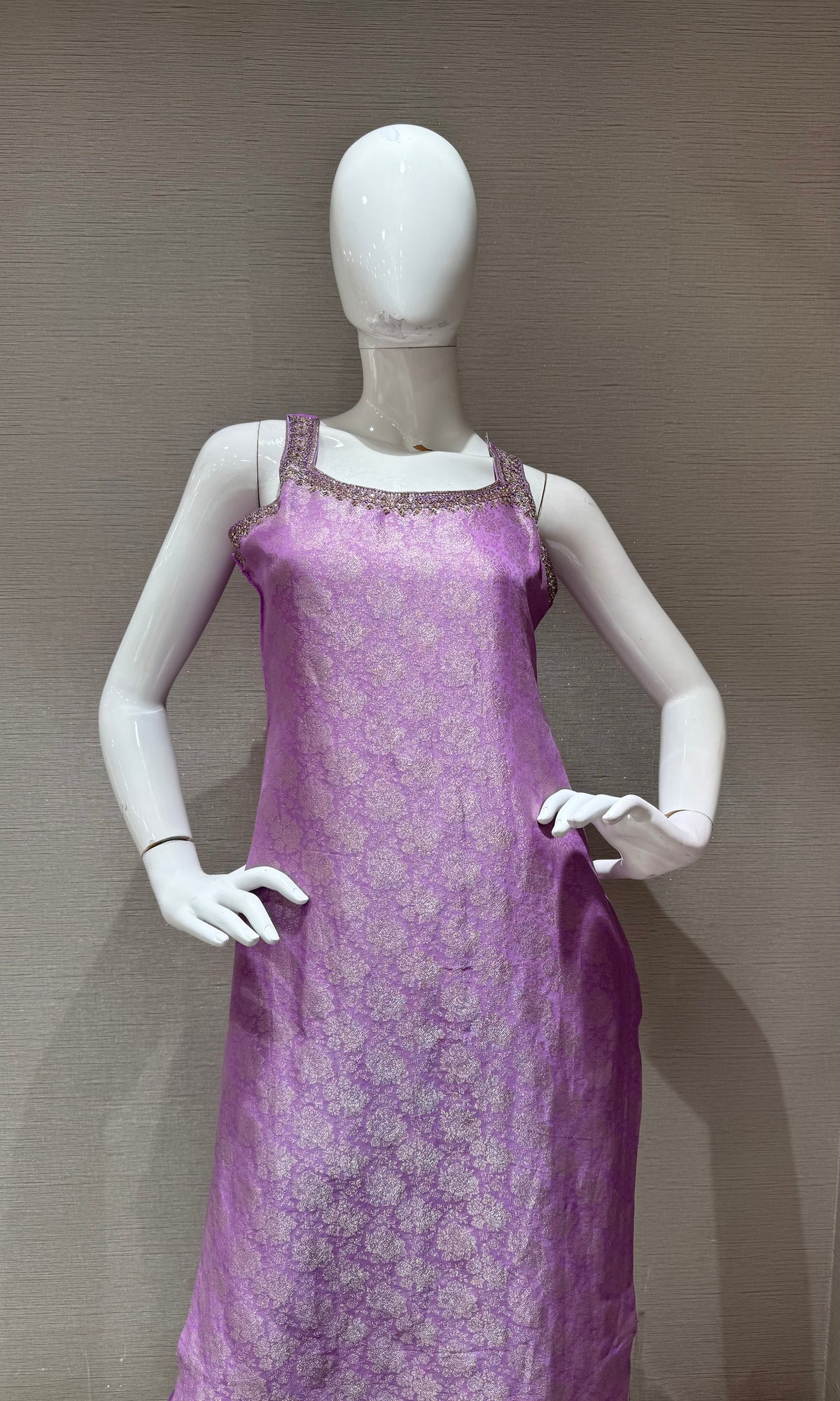 LILAC banarasi Silk Kurta Set with Dupatta