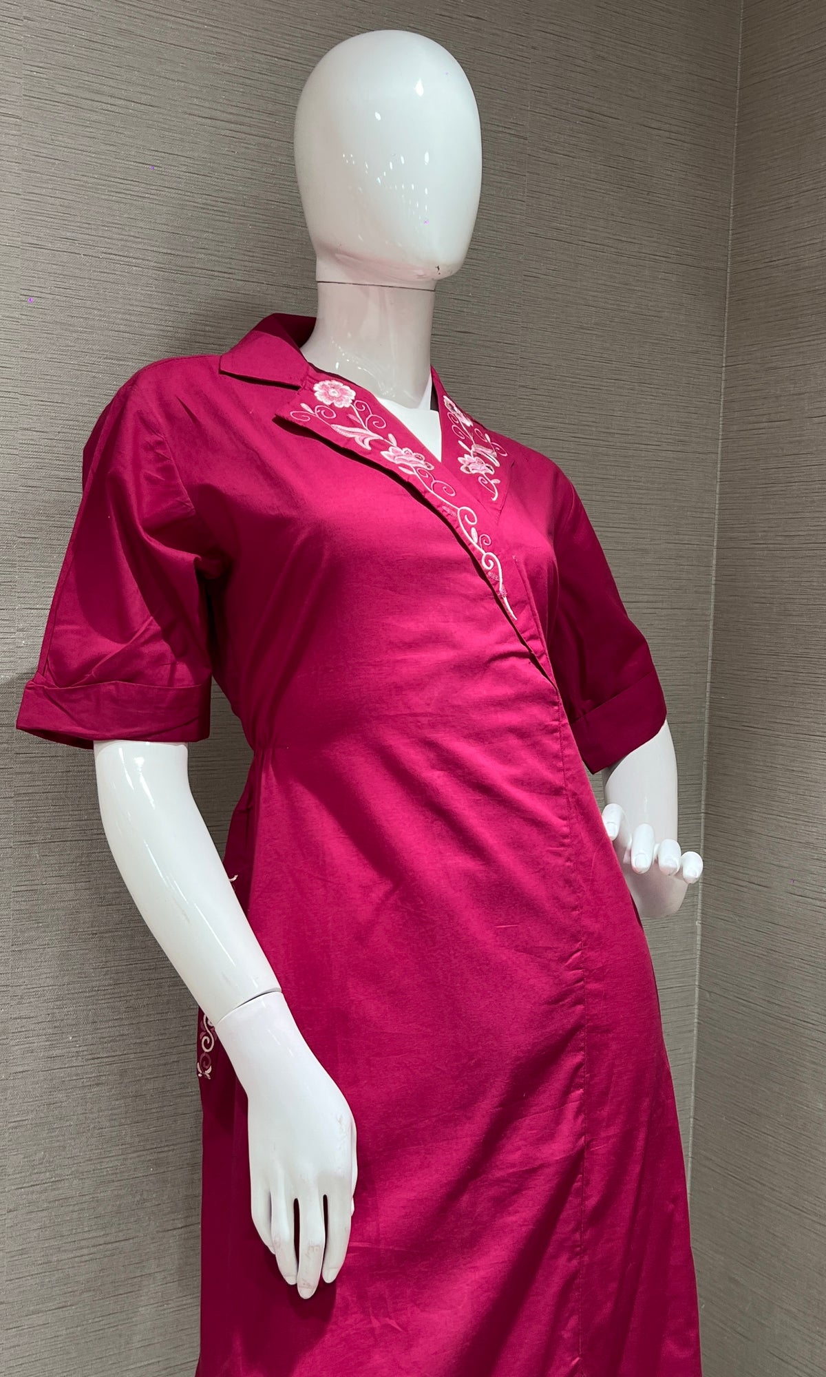 Wine ETHNIC SUMMER DRESS