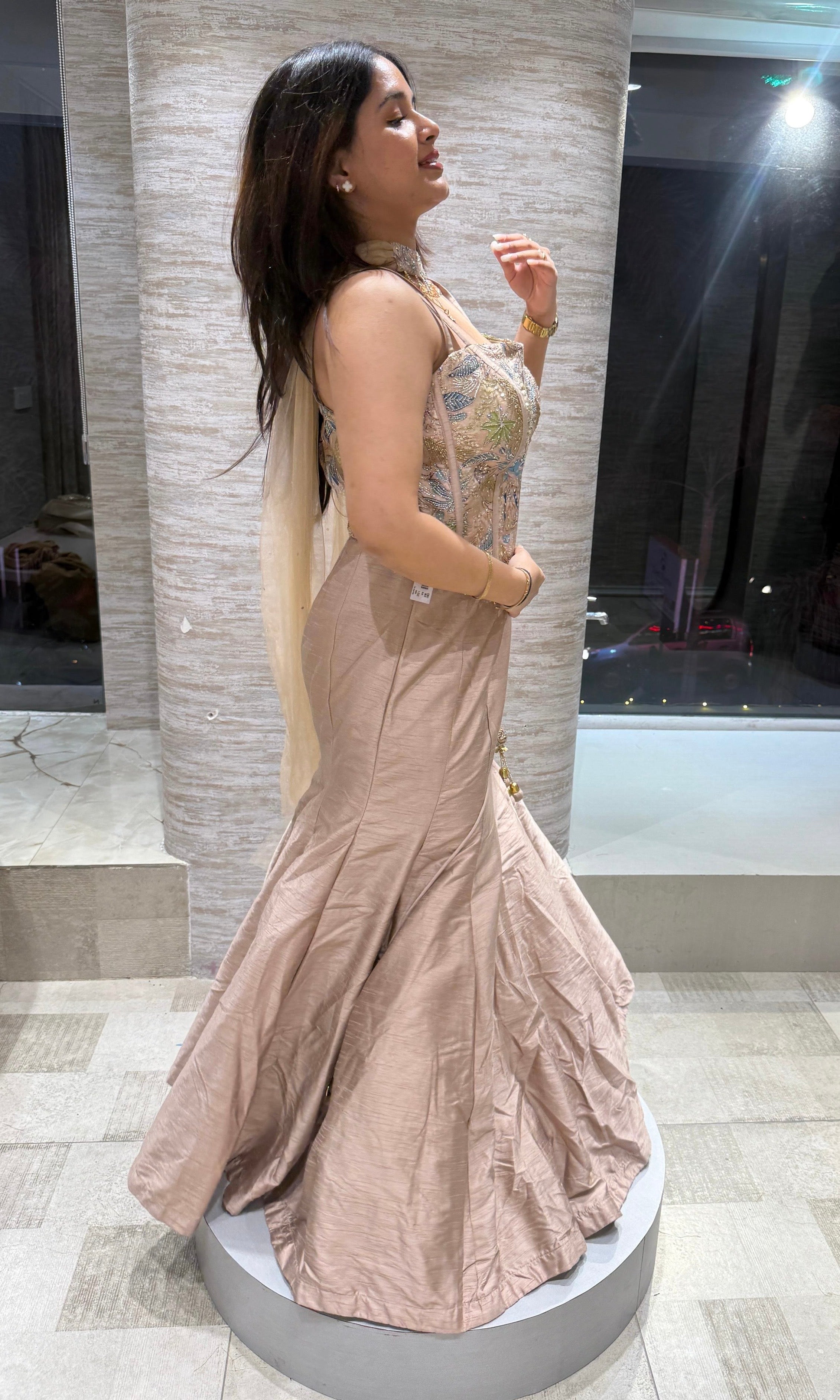 MERMAID LEHENGA WITH CORSET BLOUSE