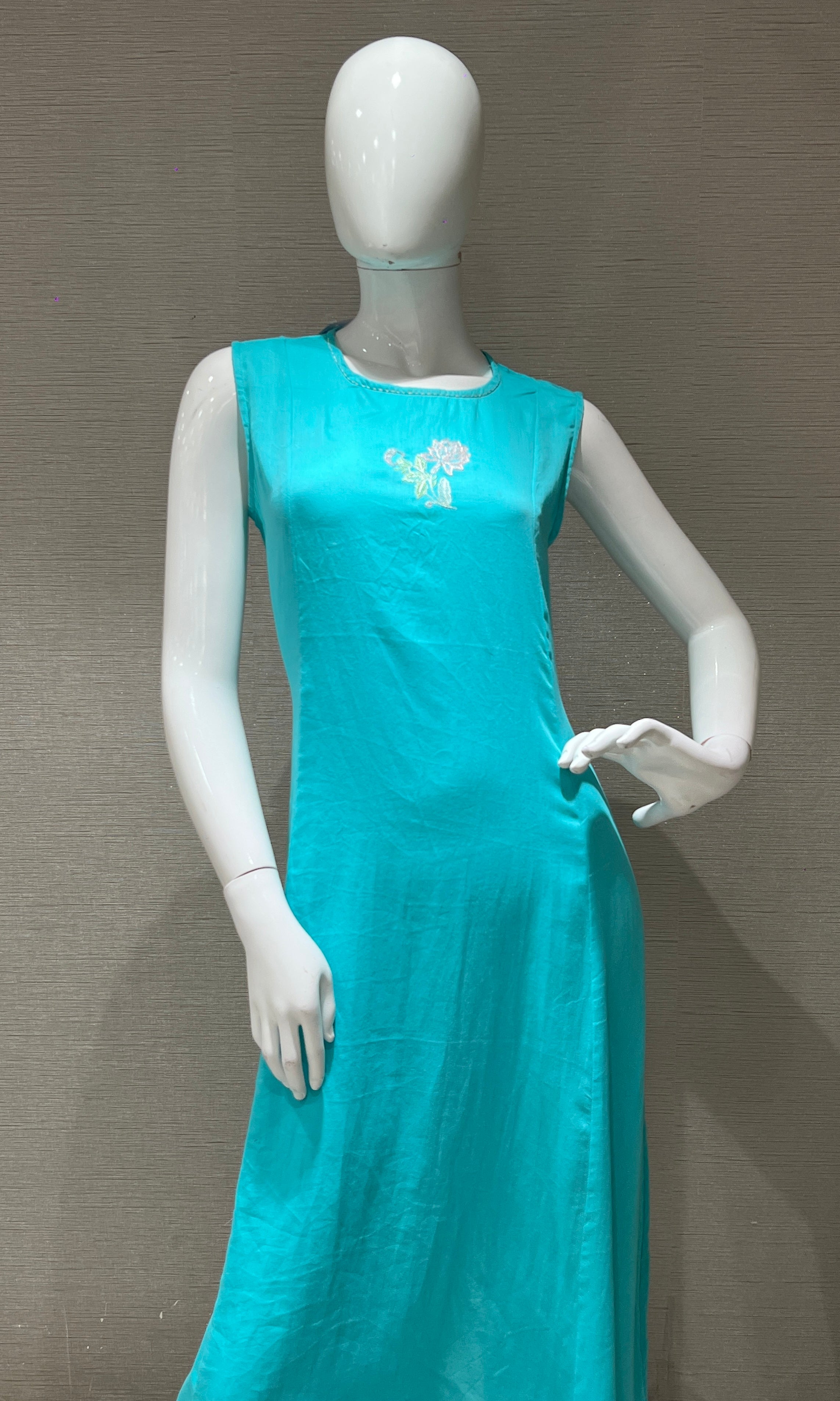 coral blue Kurti top