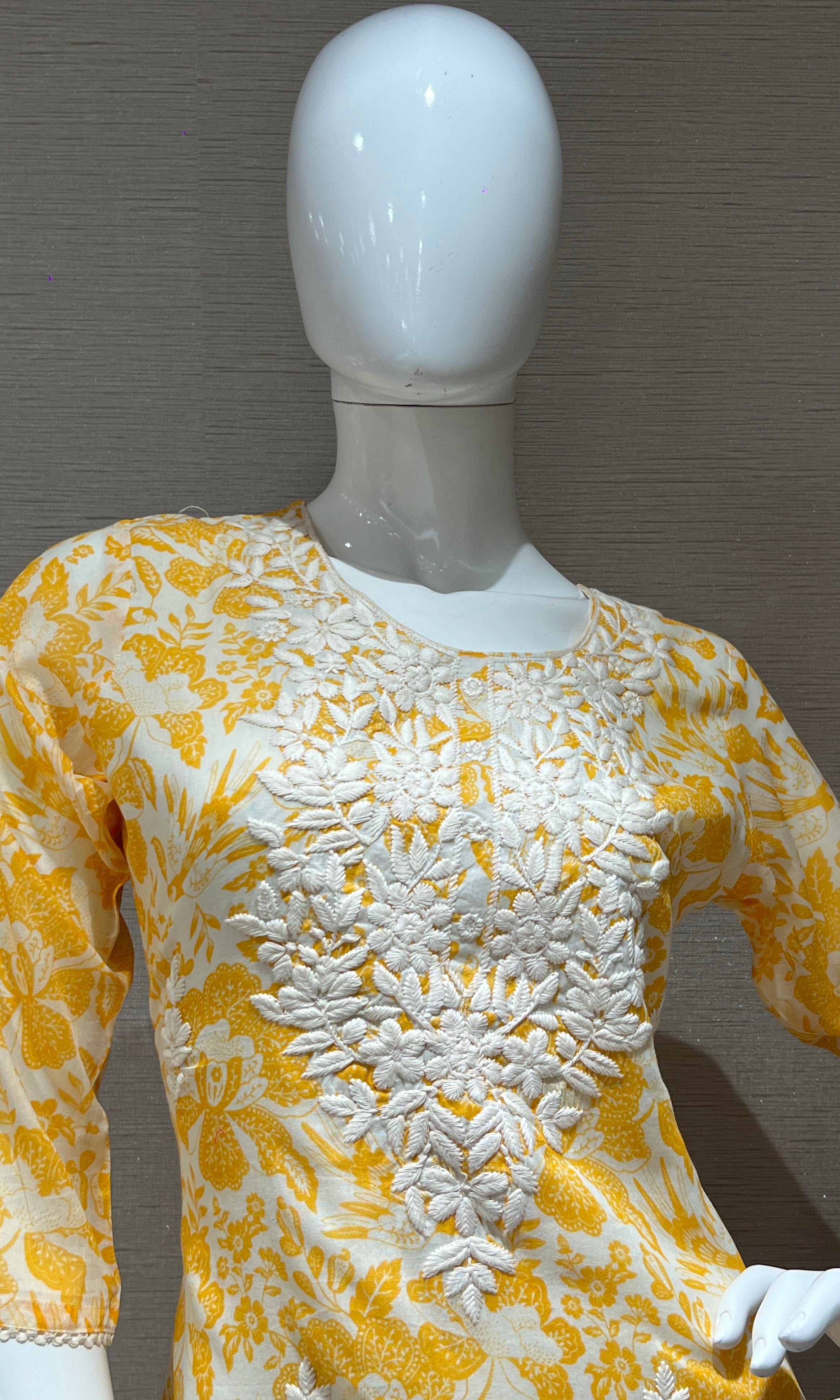 Yellow kurta set 3223