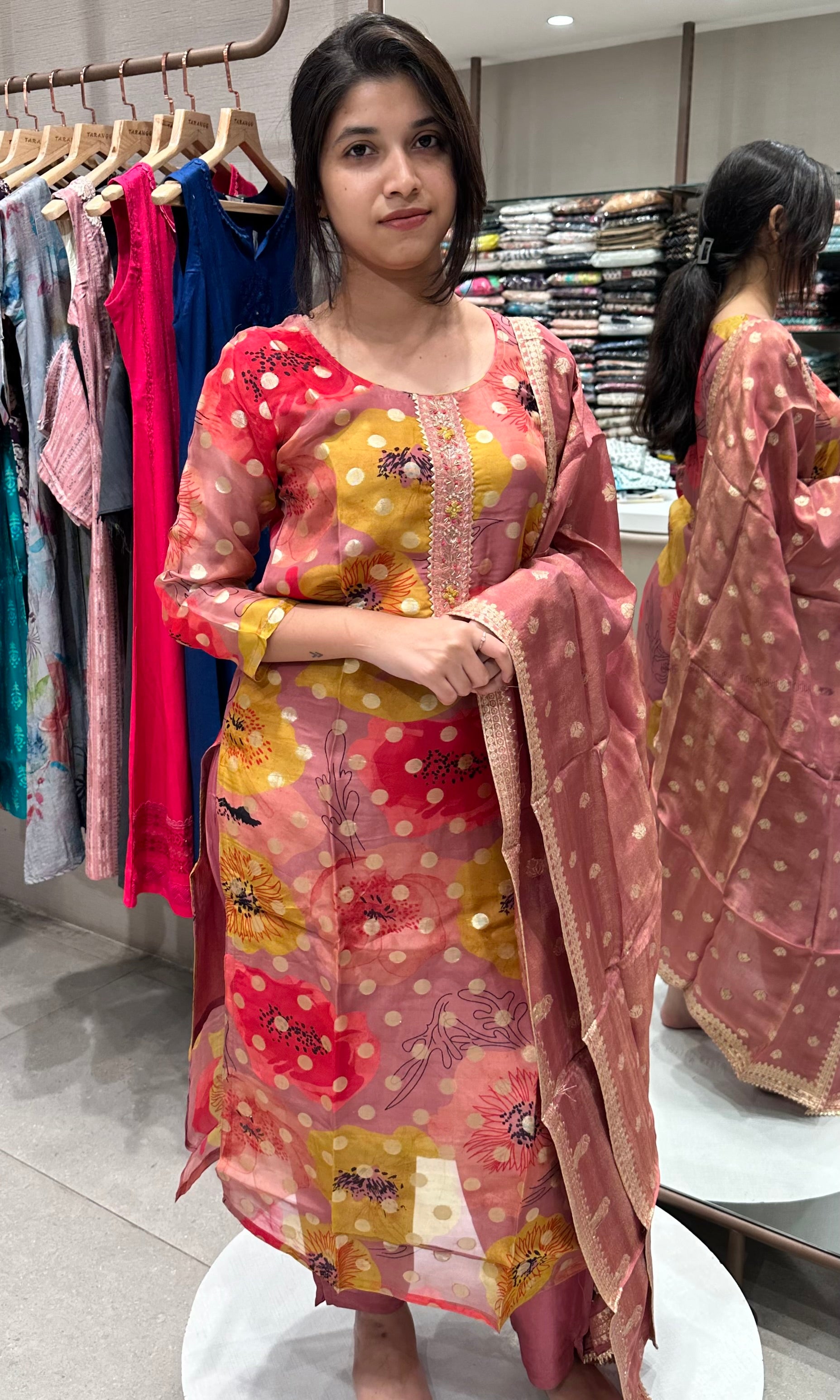 Multi colour kurta set