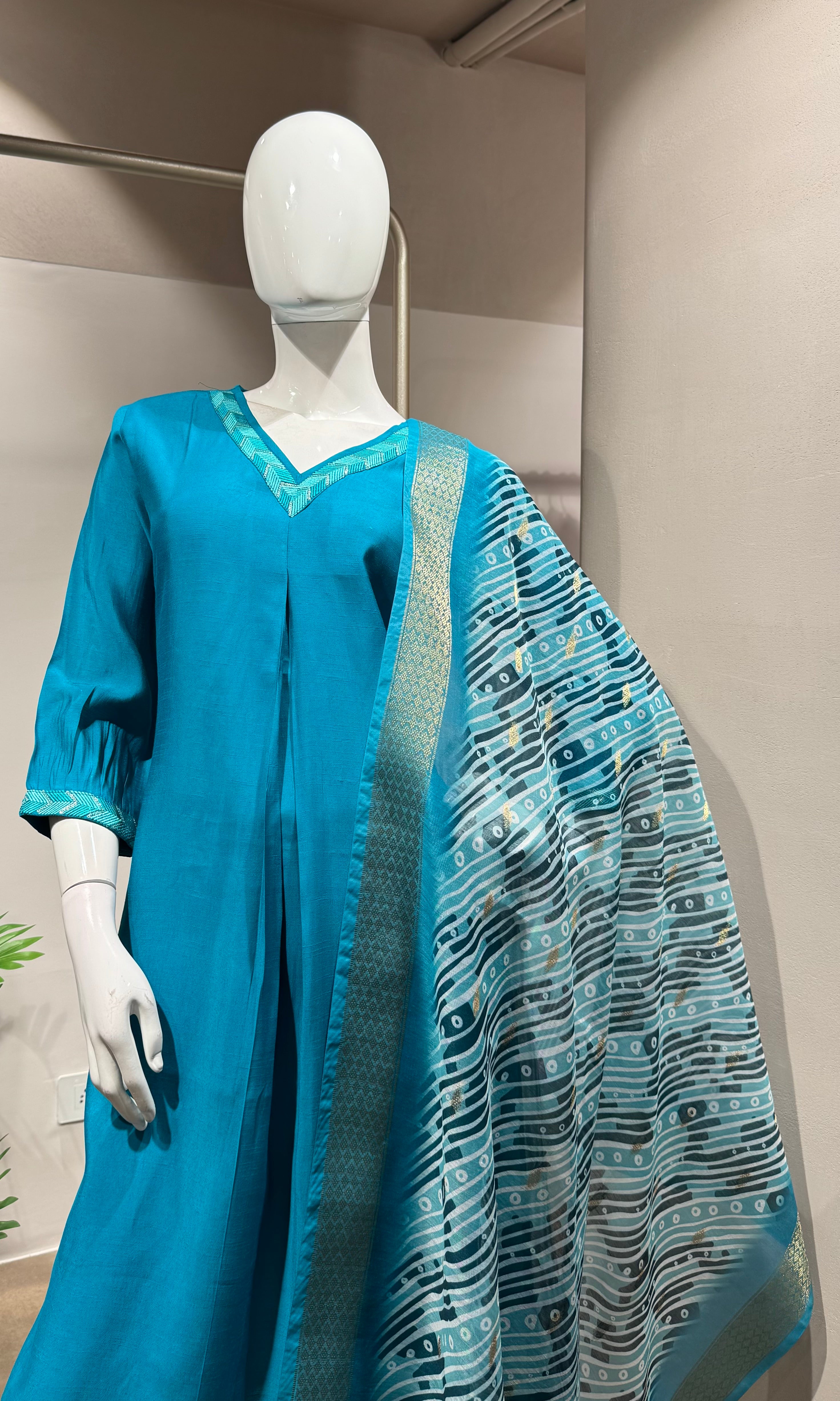 Rama Blue ETHNIC Kurta Set