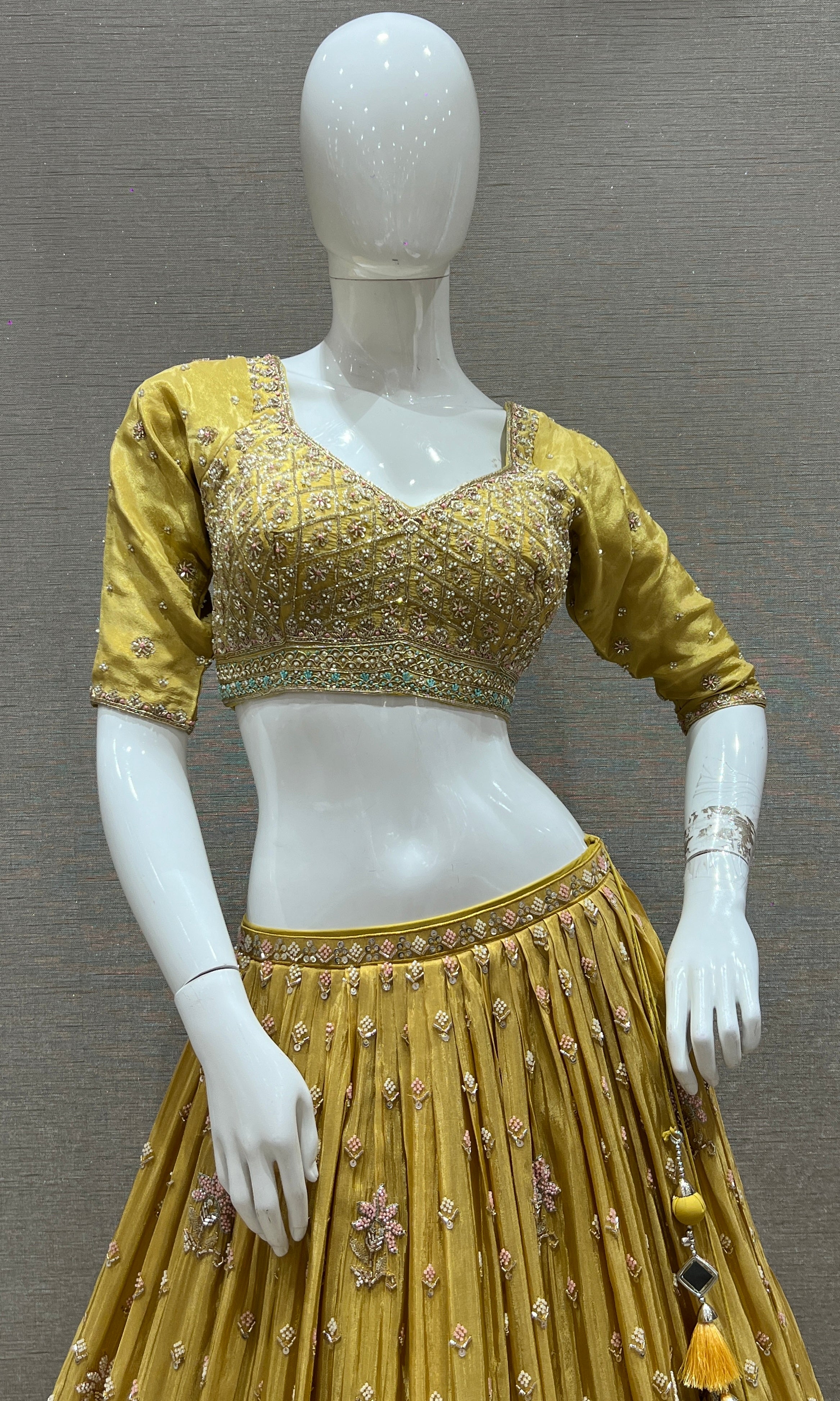 Golden Radiance Lehenga