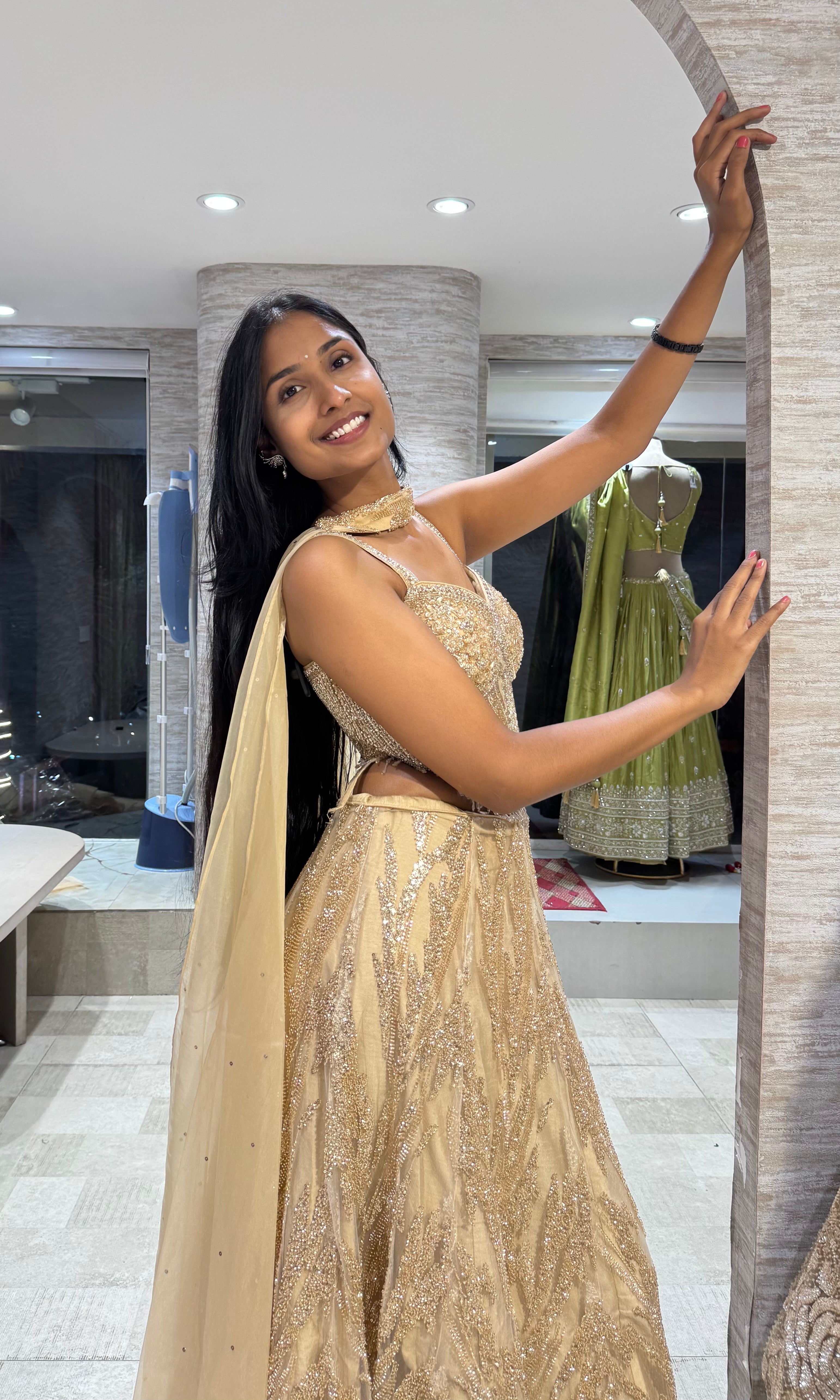 BEAGH LEHENGA WITH CORSET BLOUSE
