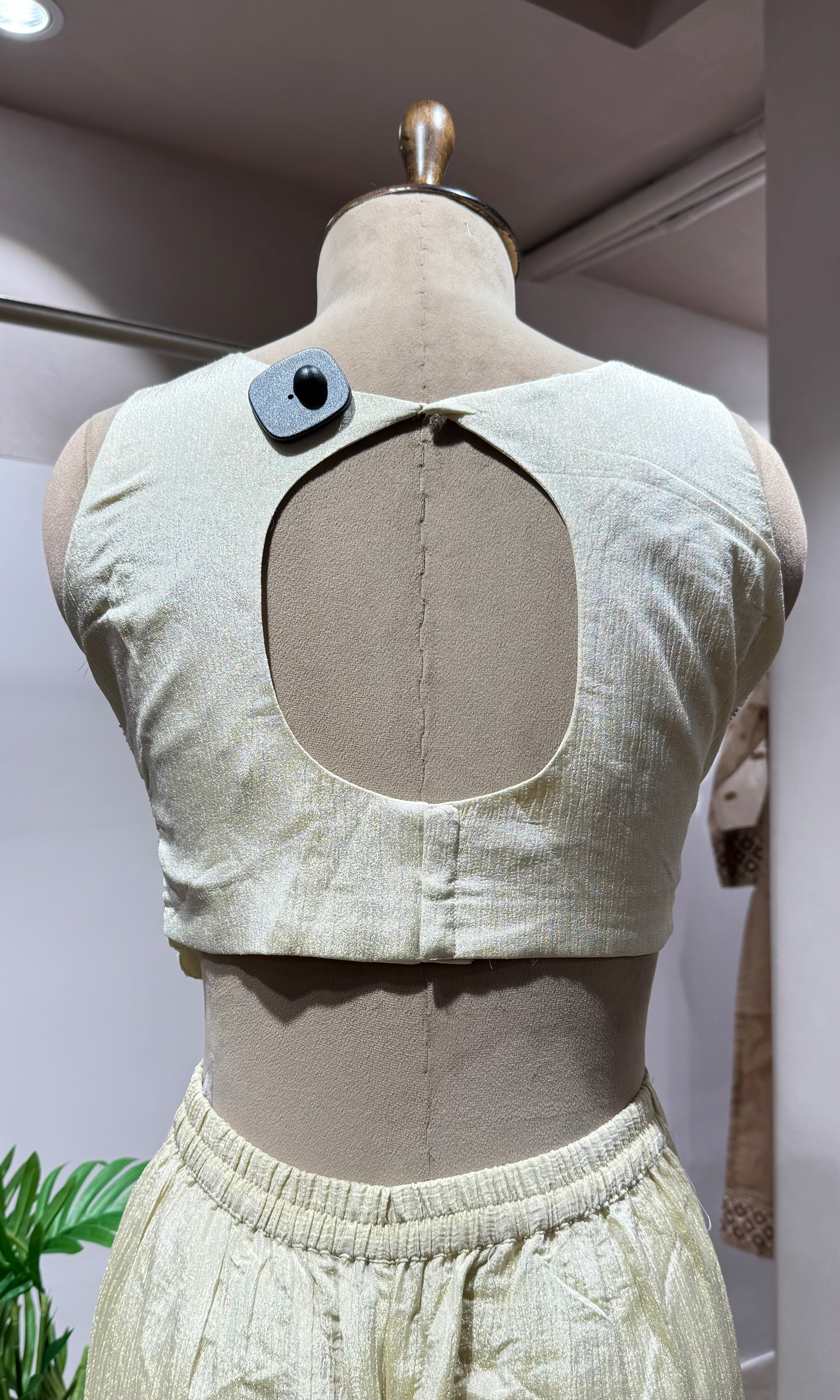 CREAM EMBROIDERY PALAZOO SET