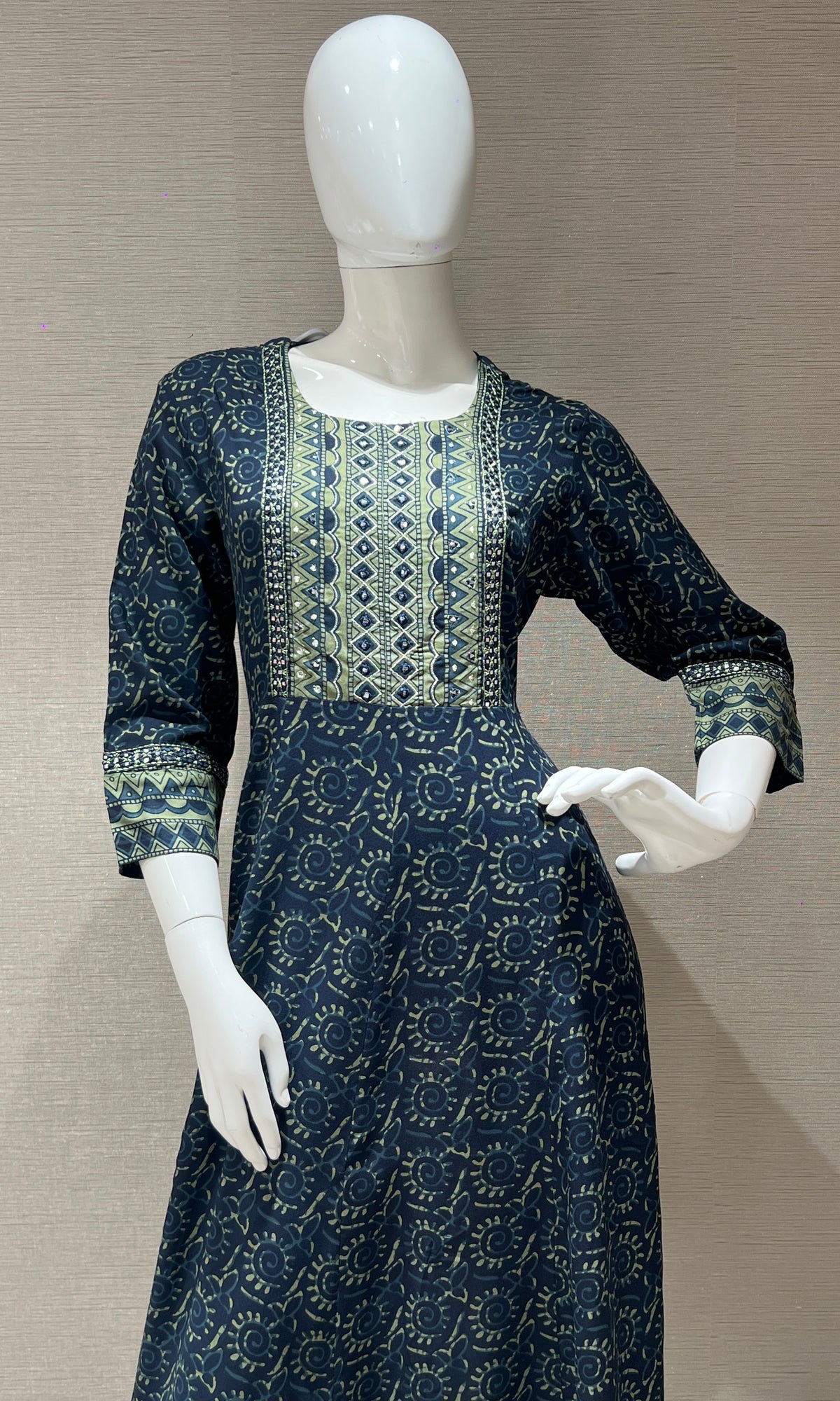Bottle Green A-Line Top