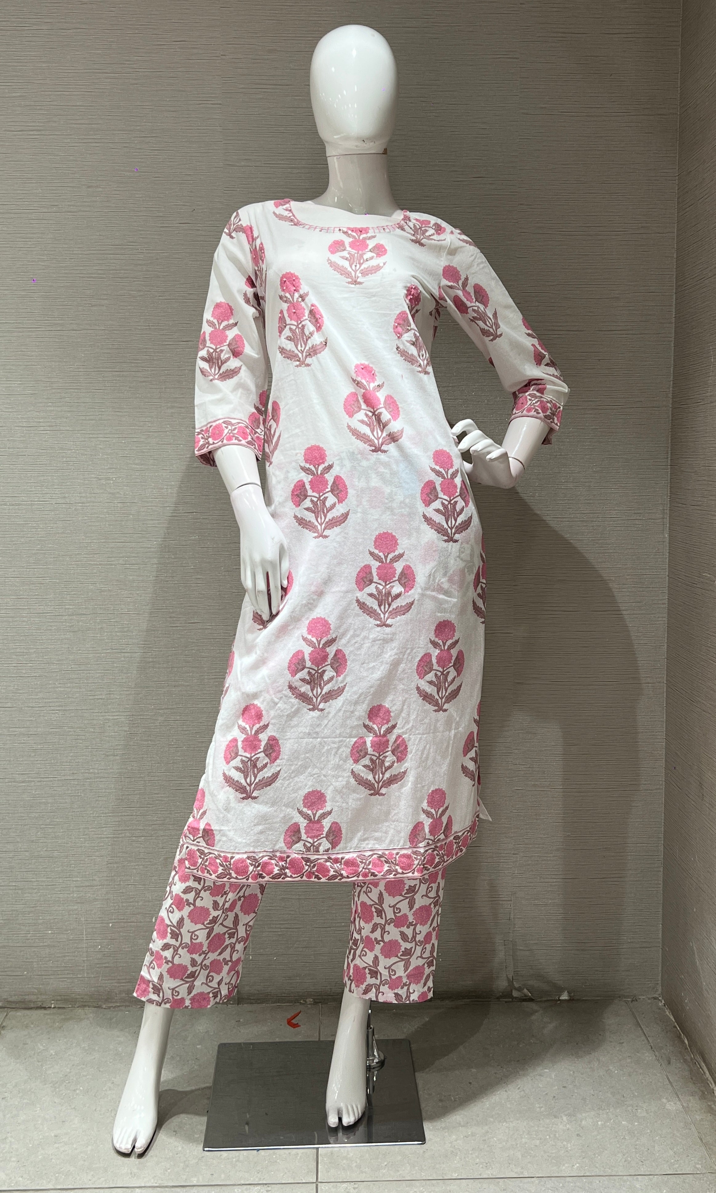 ROSE Pink kurta set