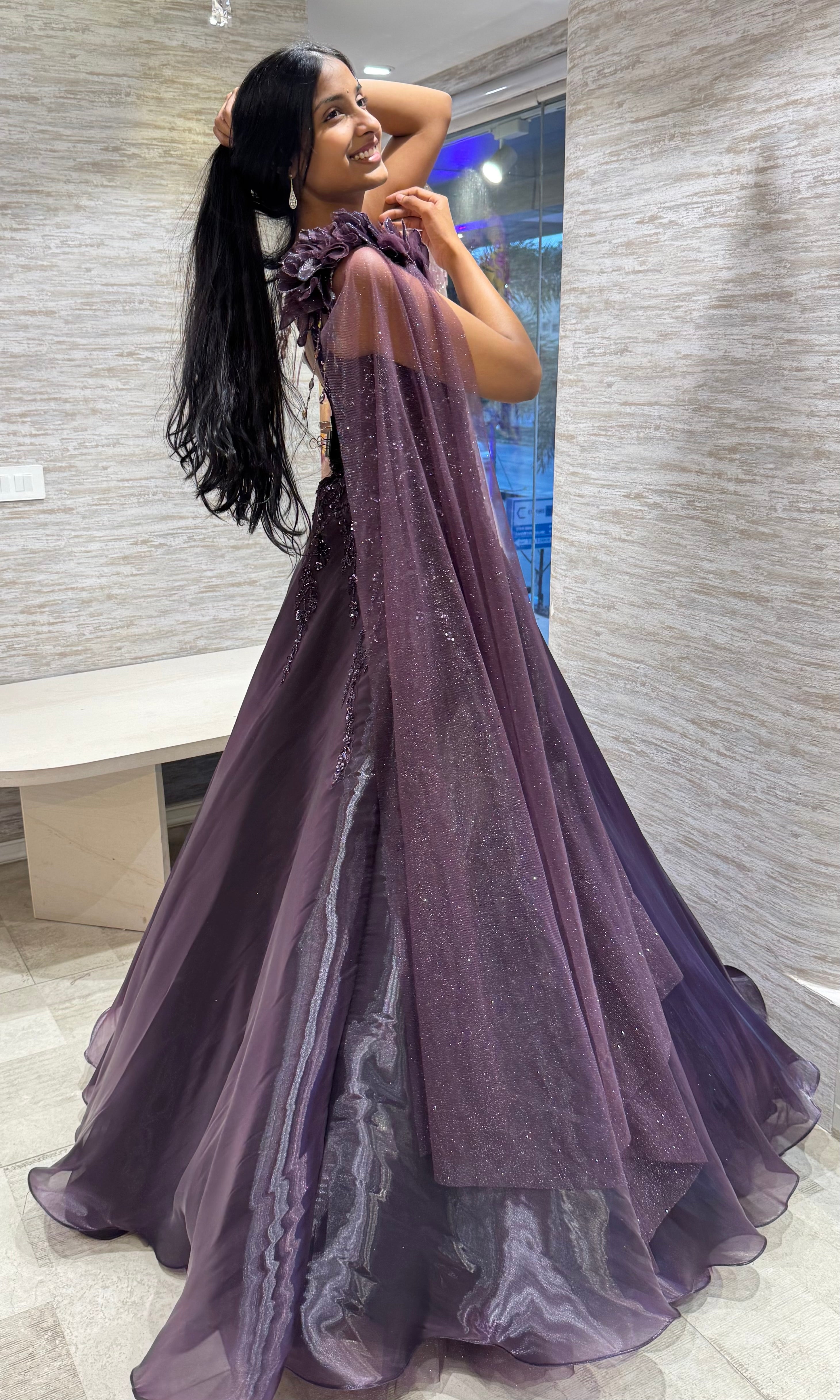 Purple Dream Ball Gown