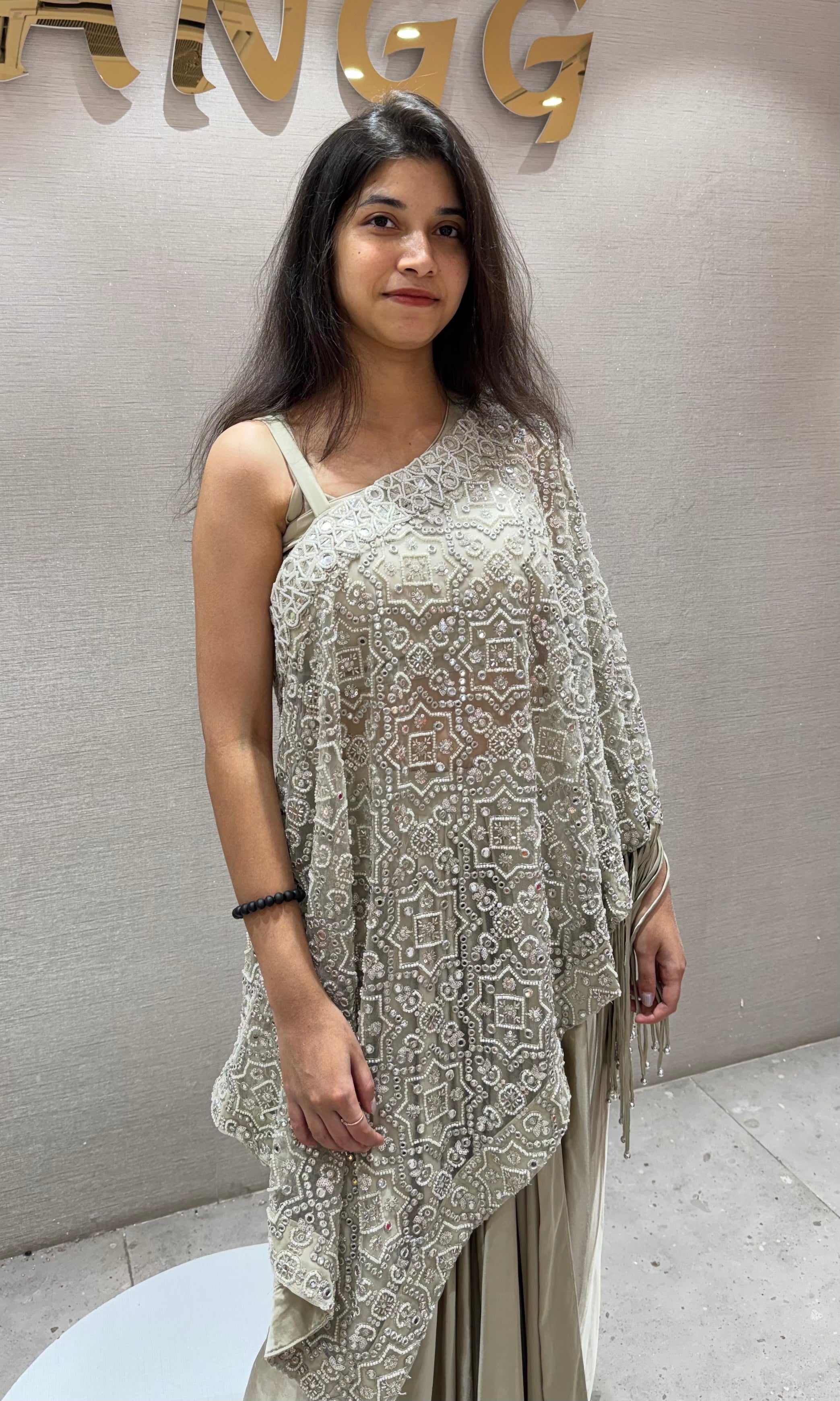 Chikoo EMBROIDERED PALAZZO SET