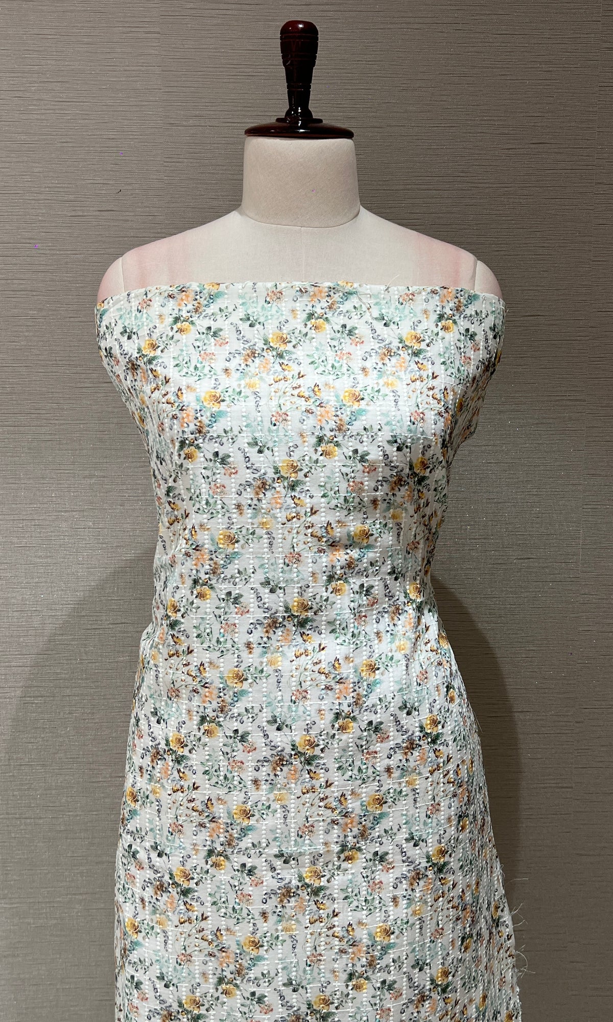Multi Yellow Dress material