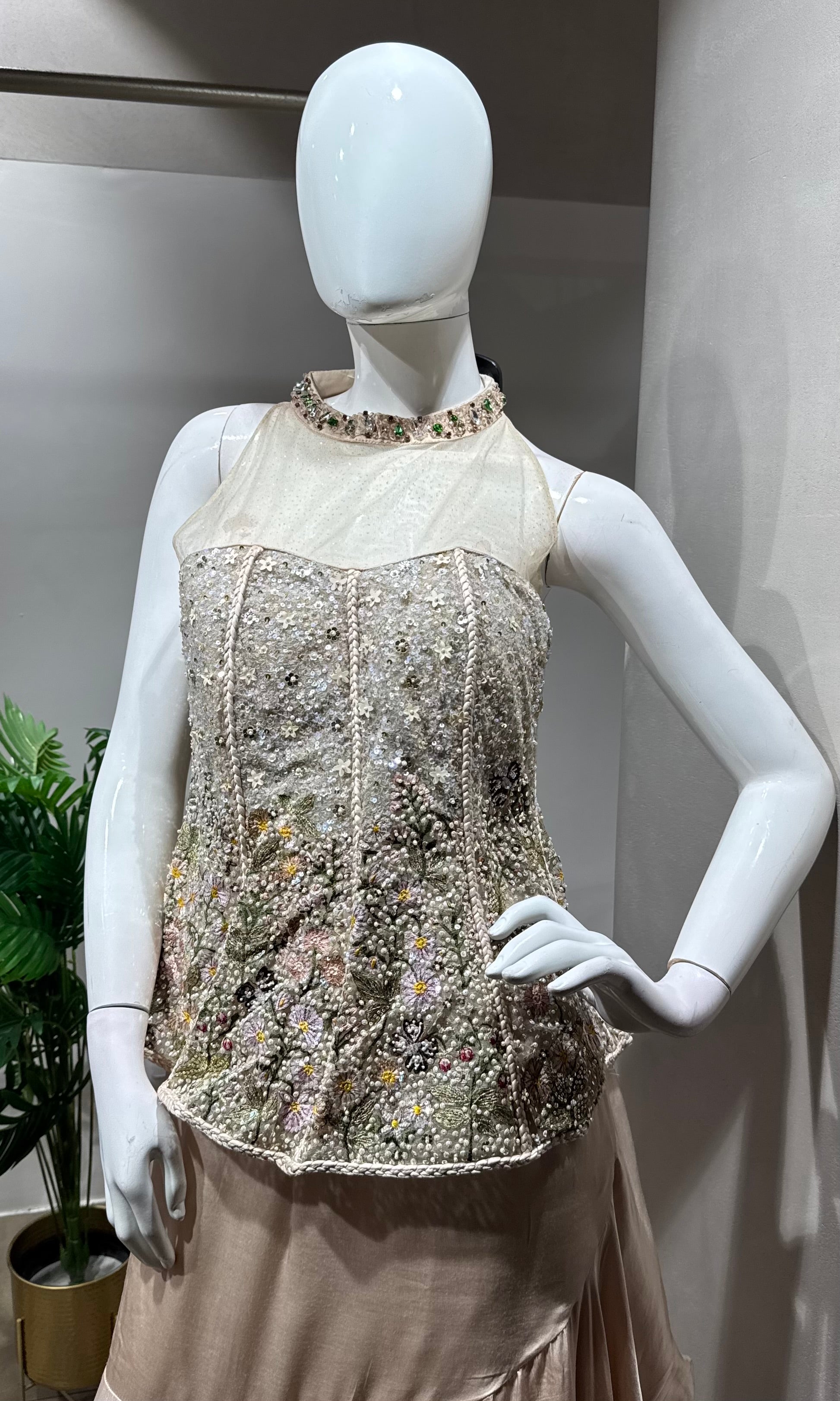 FAWN Embroidered CORSET with Skirt