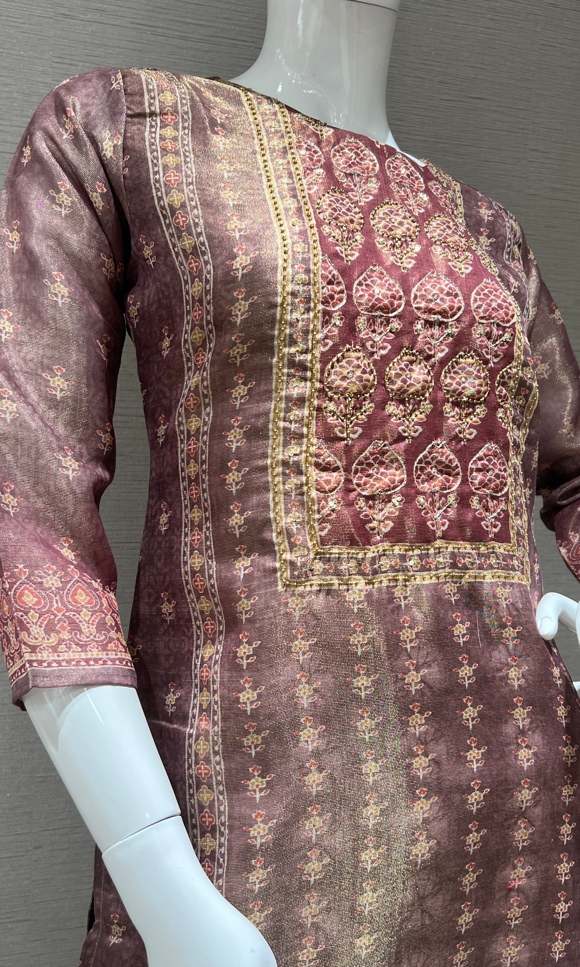 Light brown kurta set