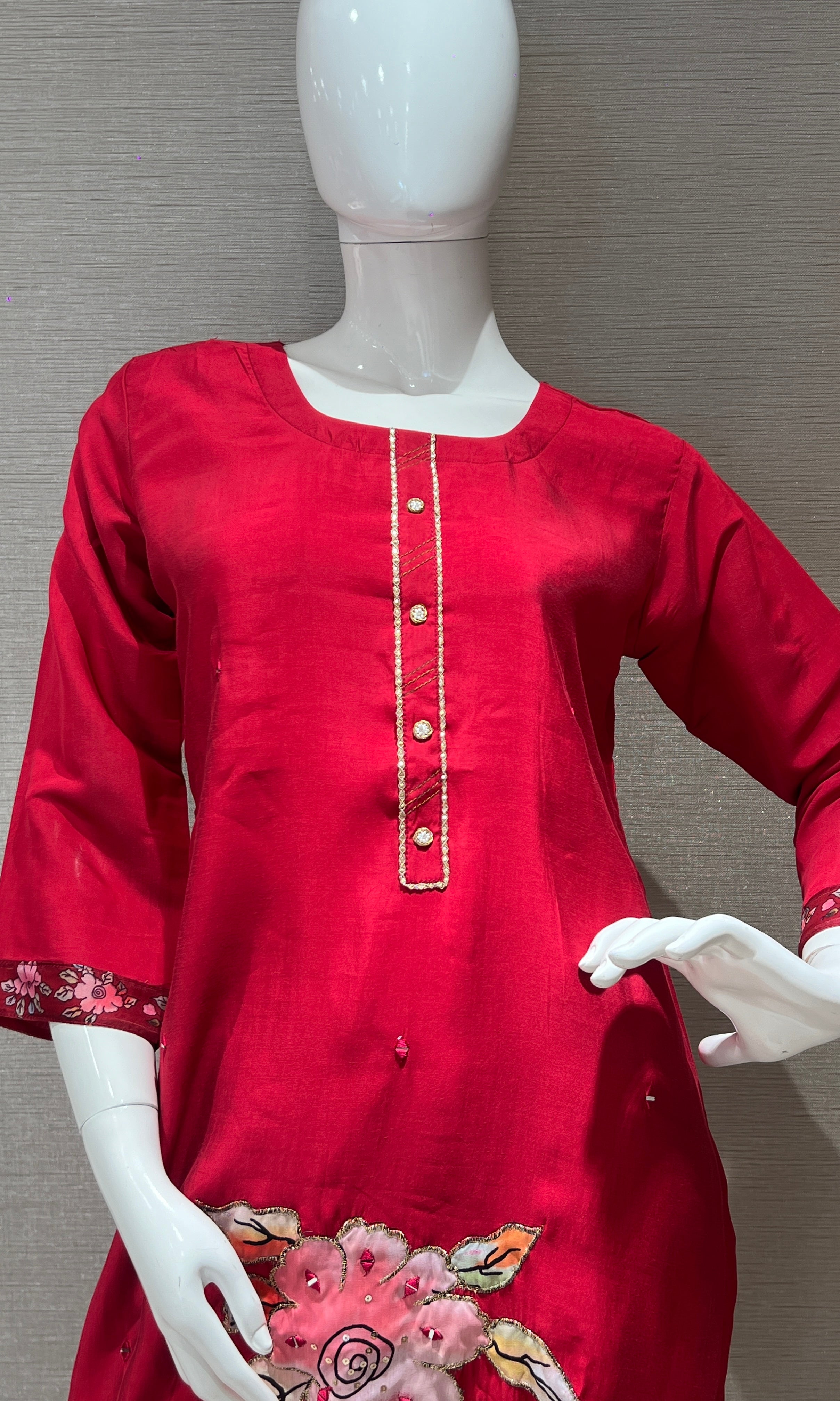 Pink kurta set