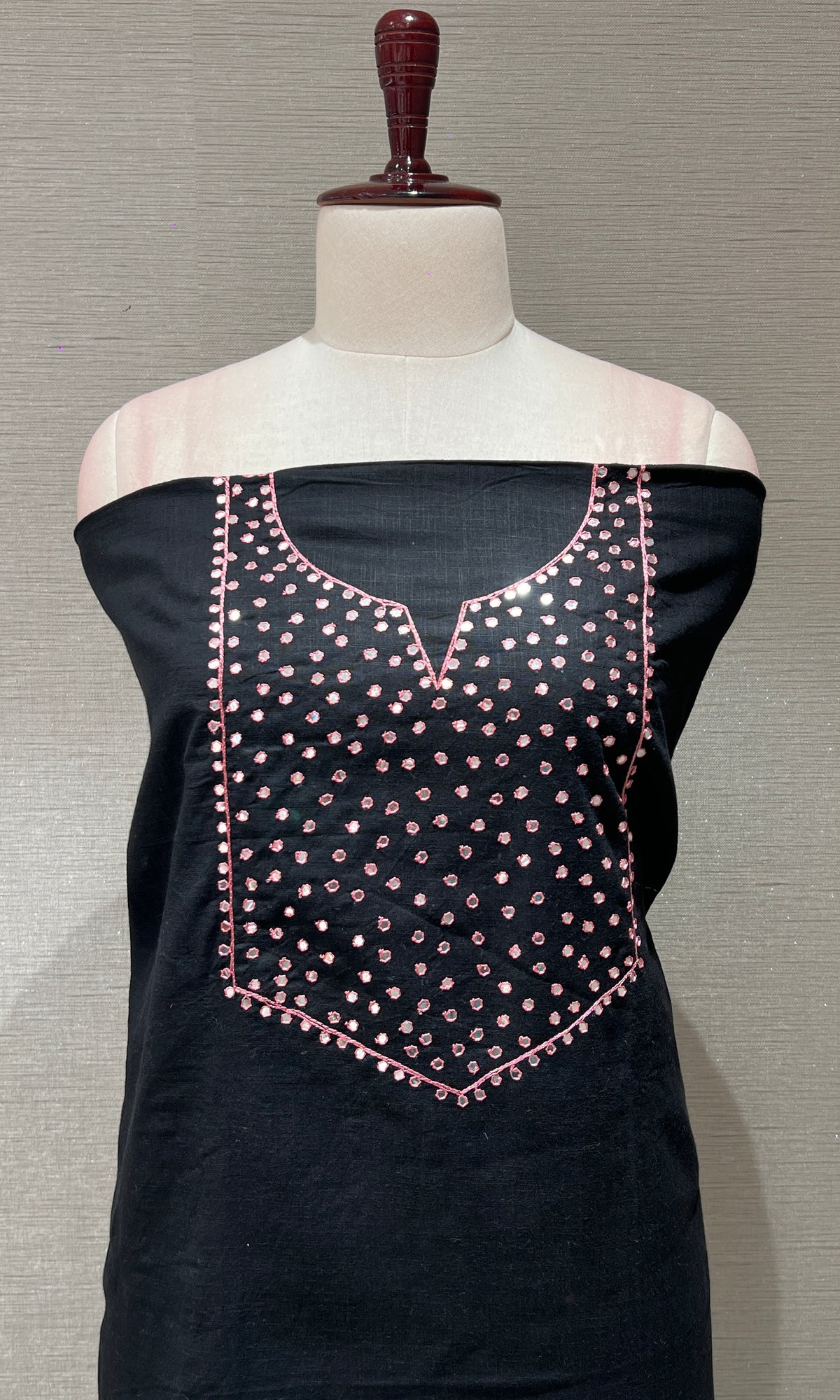 Black dress material