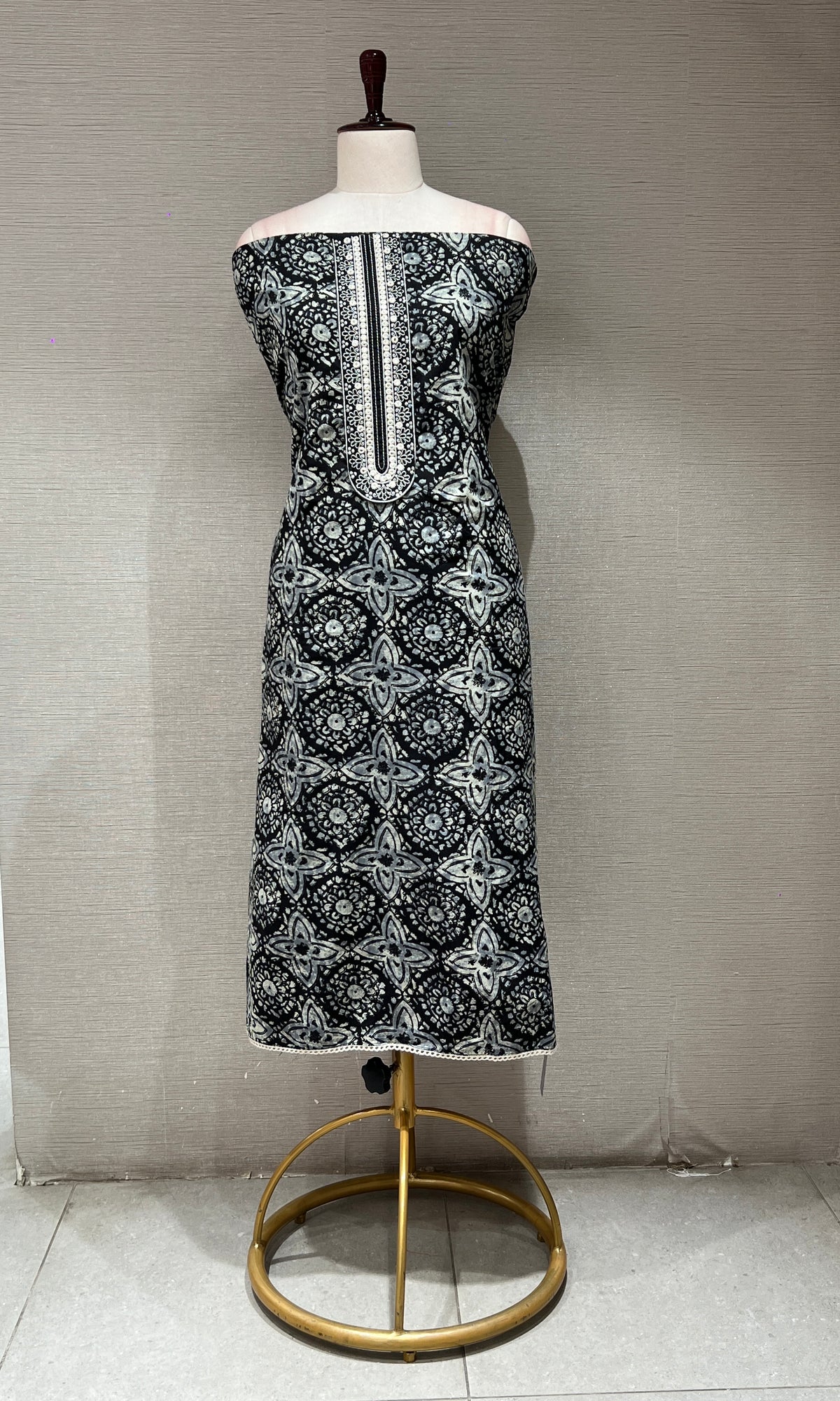 Black dress material